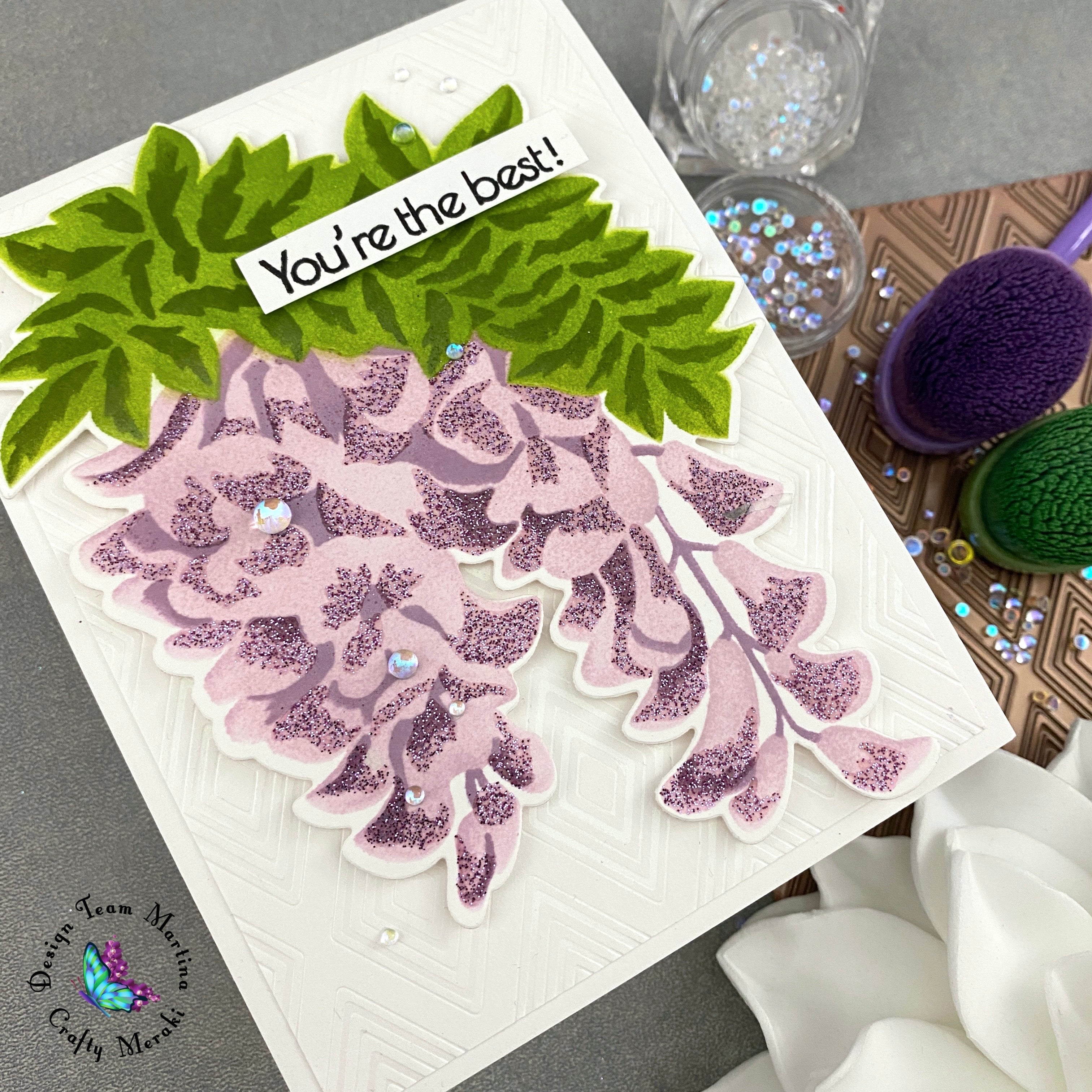 Crafty Meraki Lavender Whimsy Layering Stencil Set