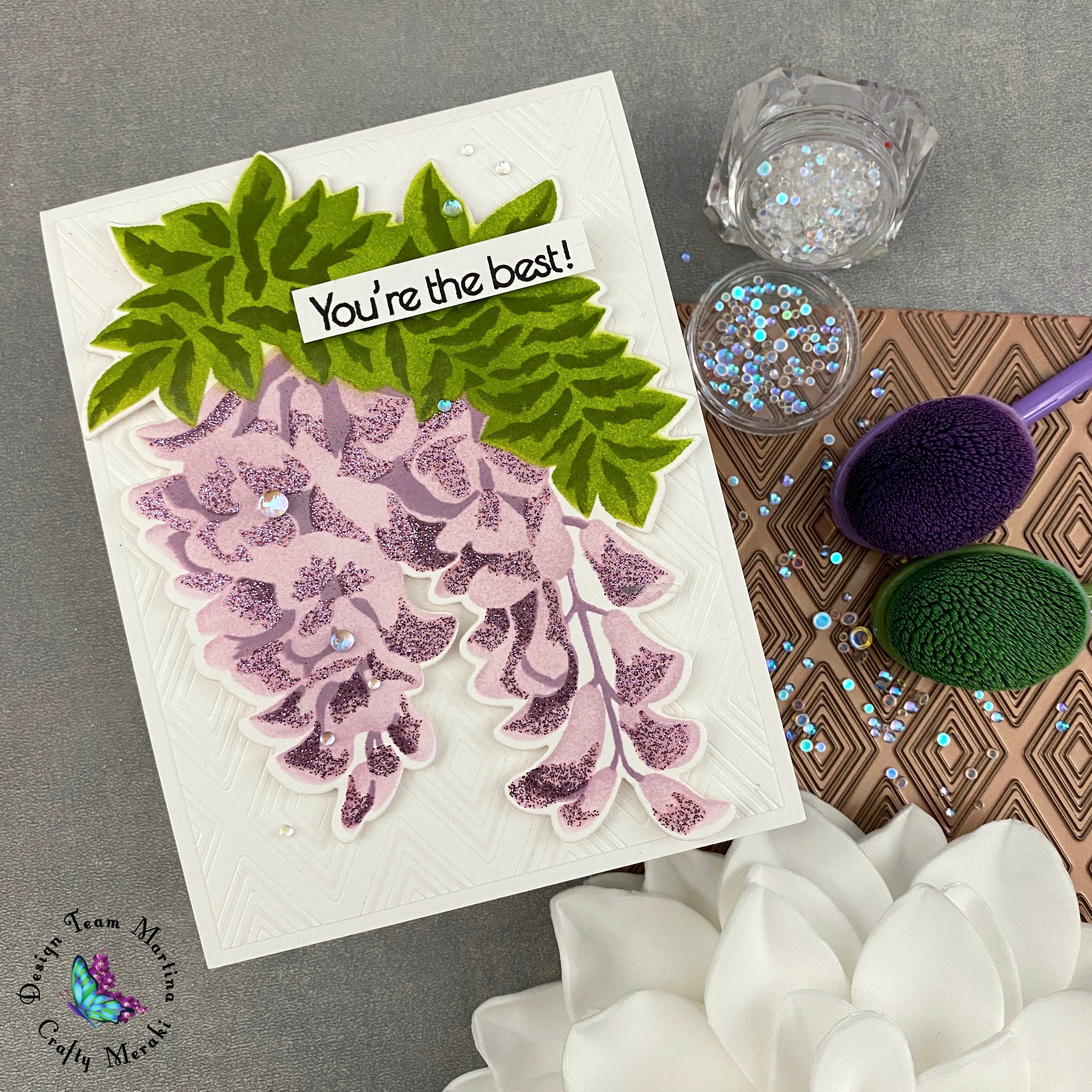 Crafty Meraki Lavender Whimsy Coordinating Die Set