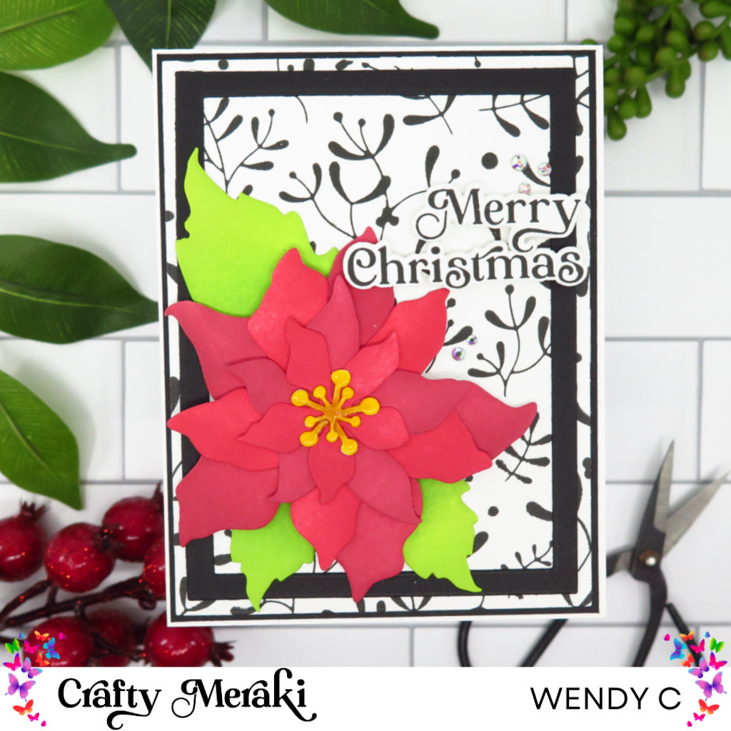 Crafty Meraki Gilded Holiday Expressions Press-Tacular Plate