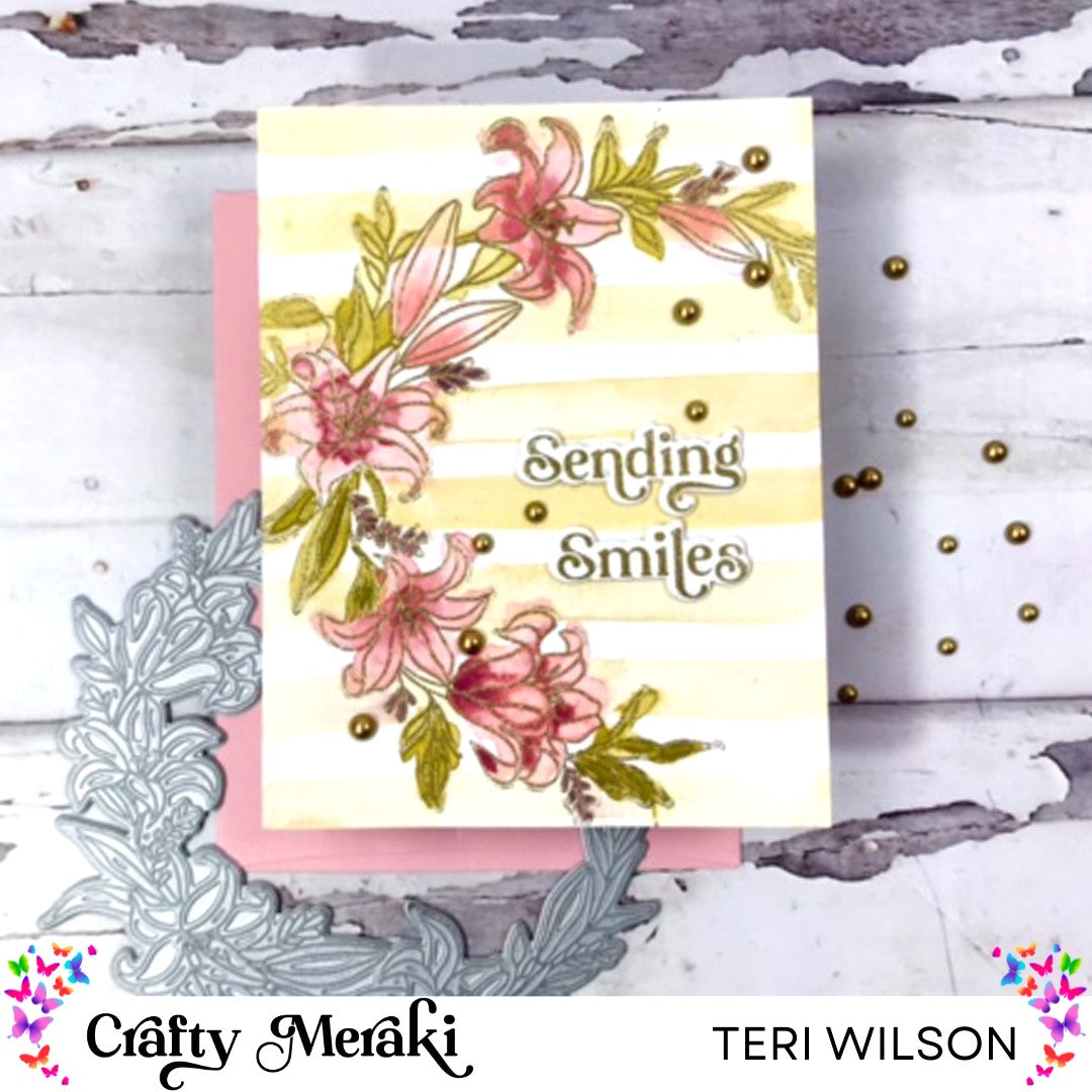 Crafty Meraki Lily Serenade Press-Tacular Plate