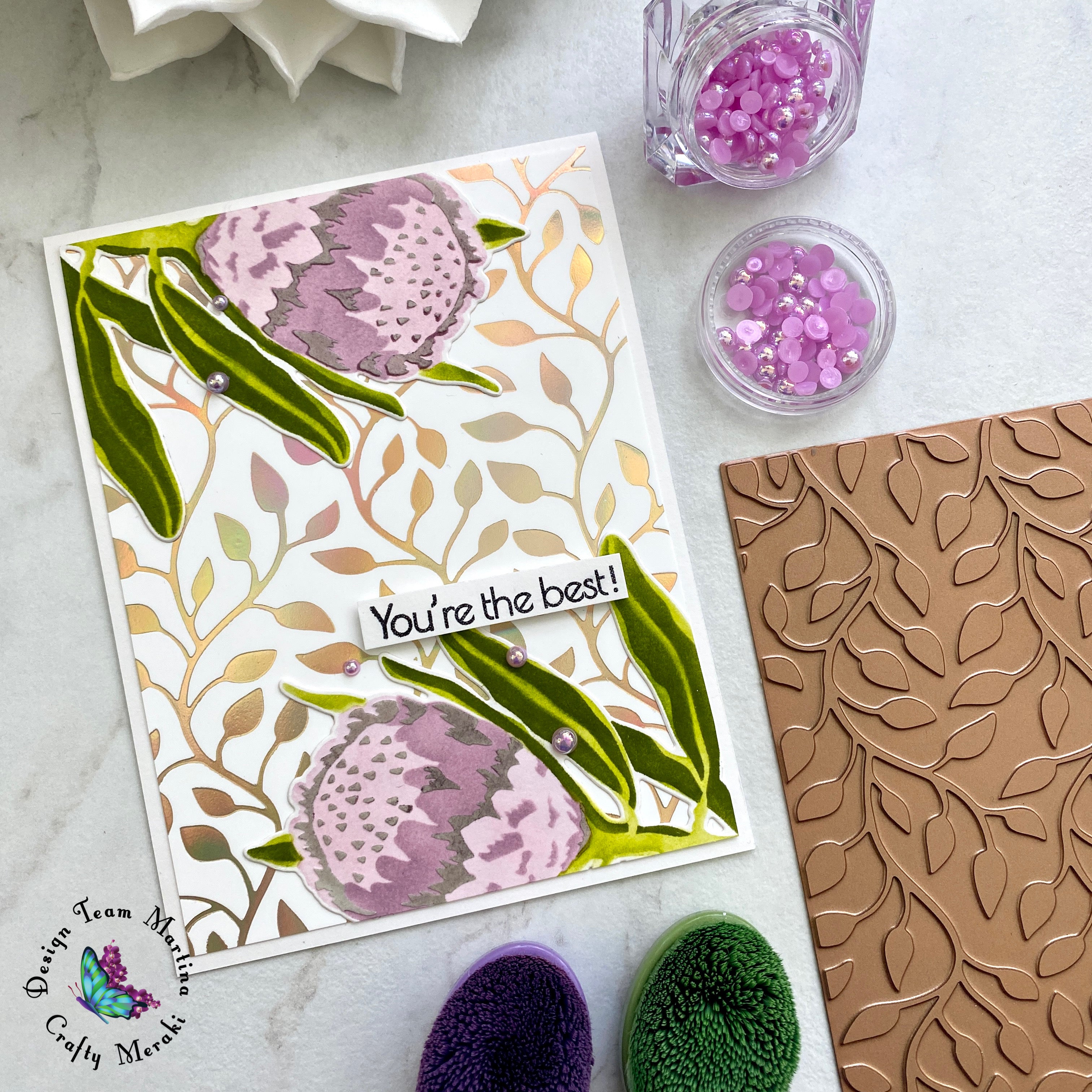 Crafty Meraki Protea Paradise Coordinating Dies Set
