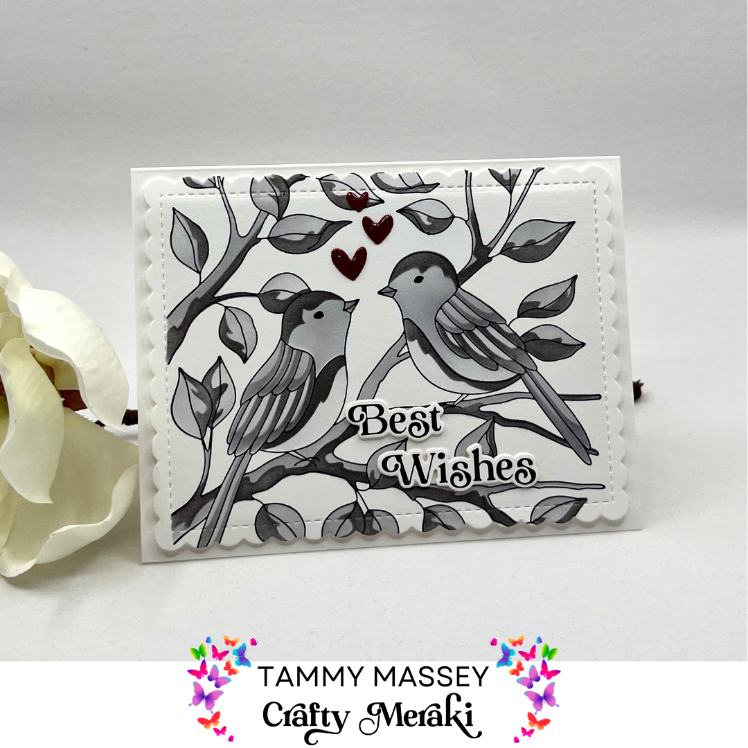Crafty Meraki Feathered Friends Layering Stencil set