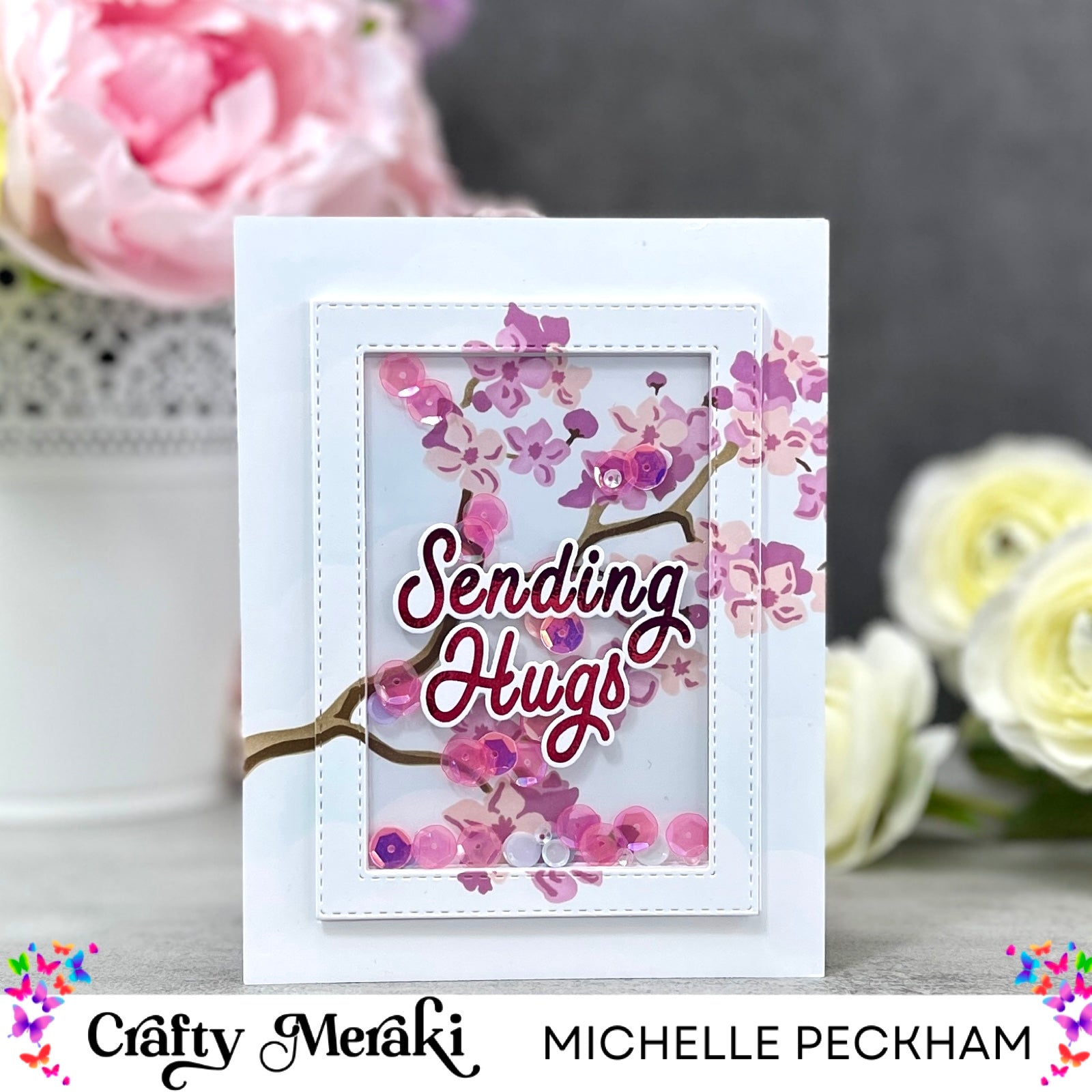 Crafty Meraki Frame-Worthy Meraki Background A2 Dies