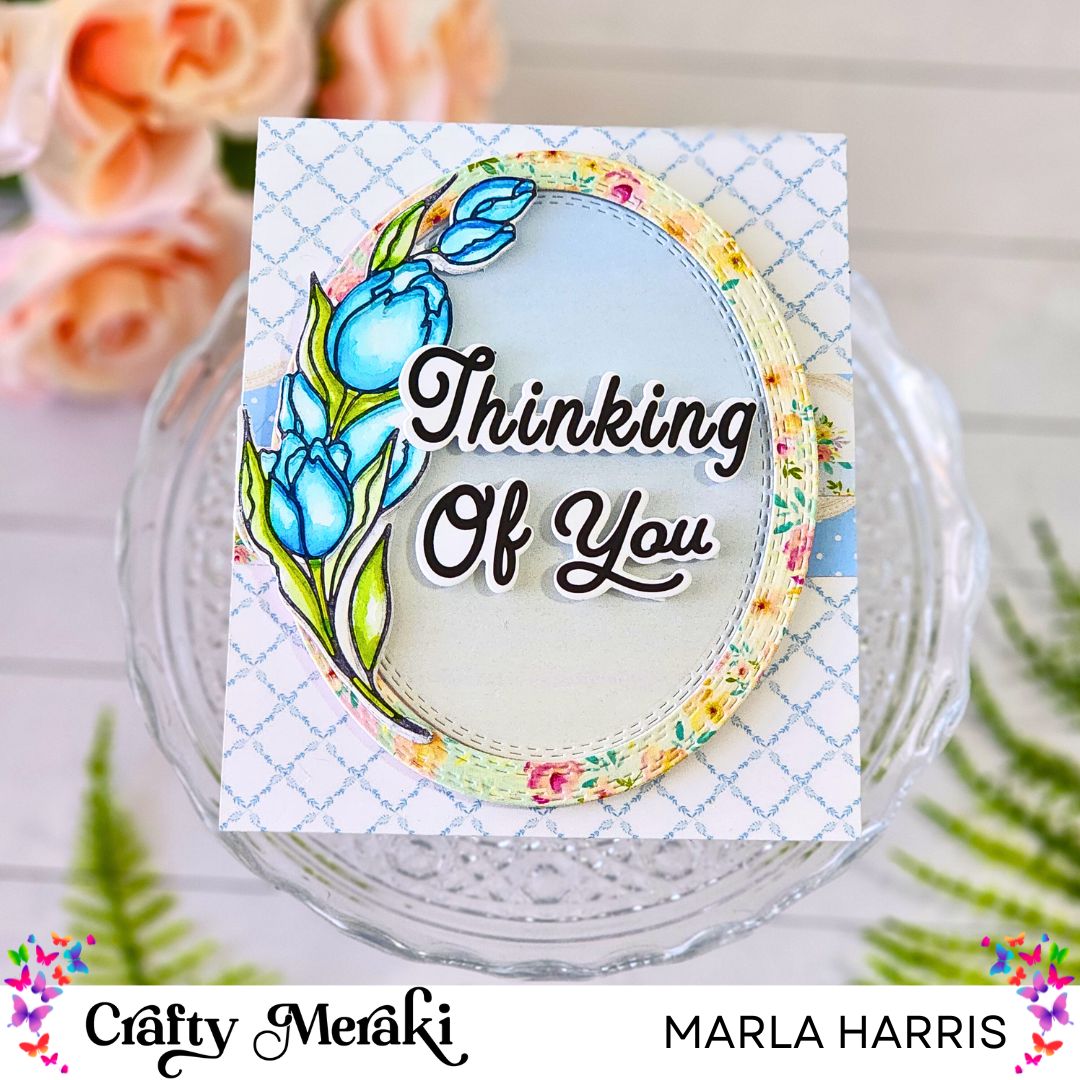 Crafty Meraki Gilded Greetings Coordinating Die