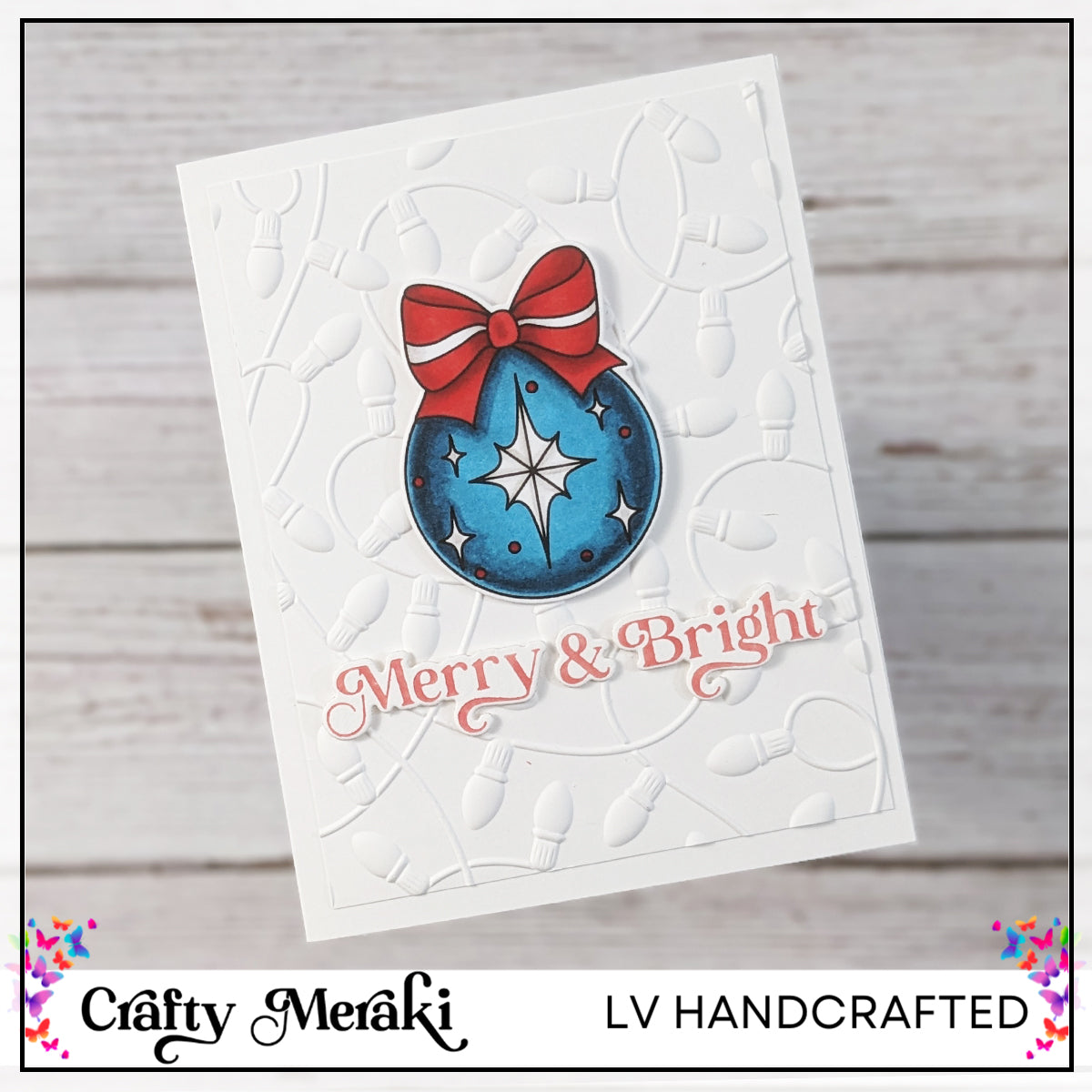Crafty Meraki Gilded Holiday Expressions Press-Tacular Plate
