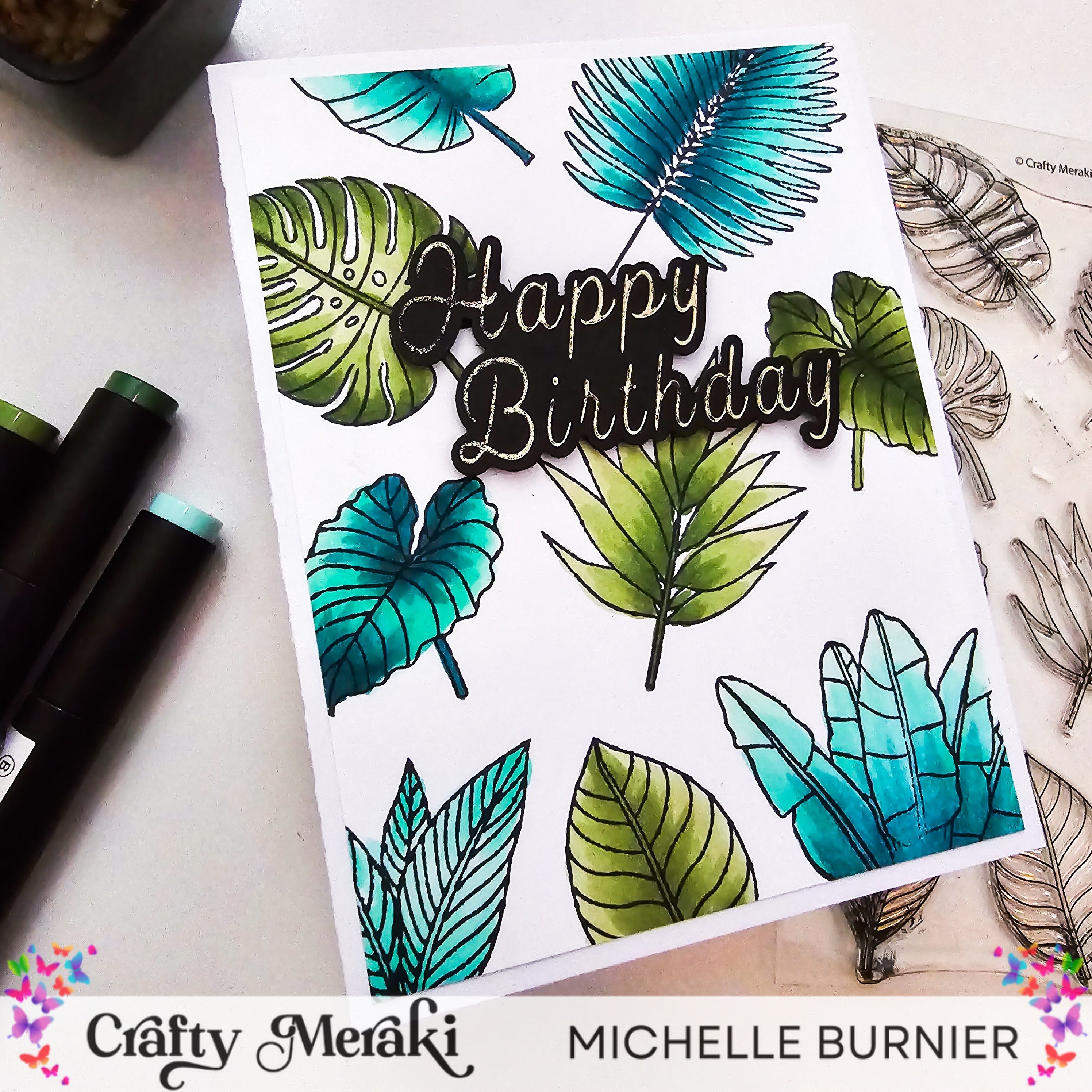 Crafty Meraki Green Gala Coordinating Die