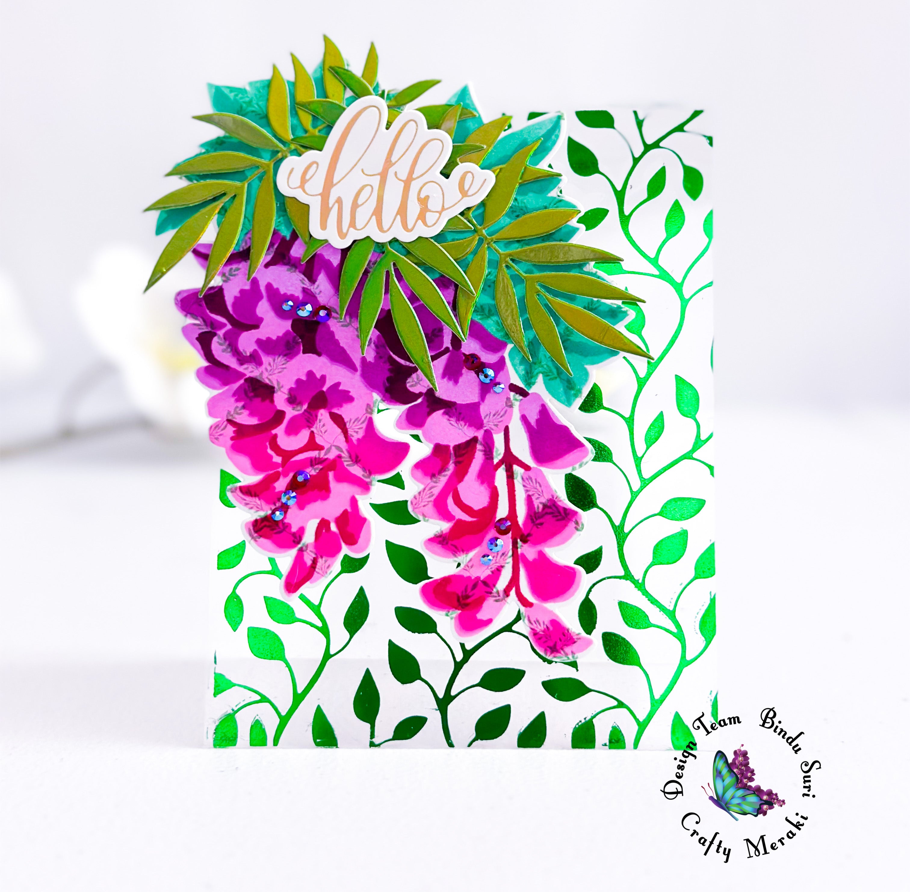 Crafty Meraki Lavender Whimsy Layering Stencil Set