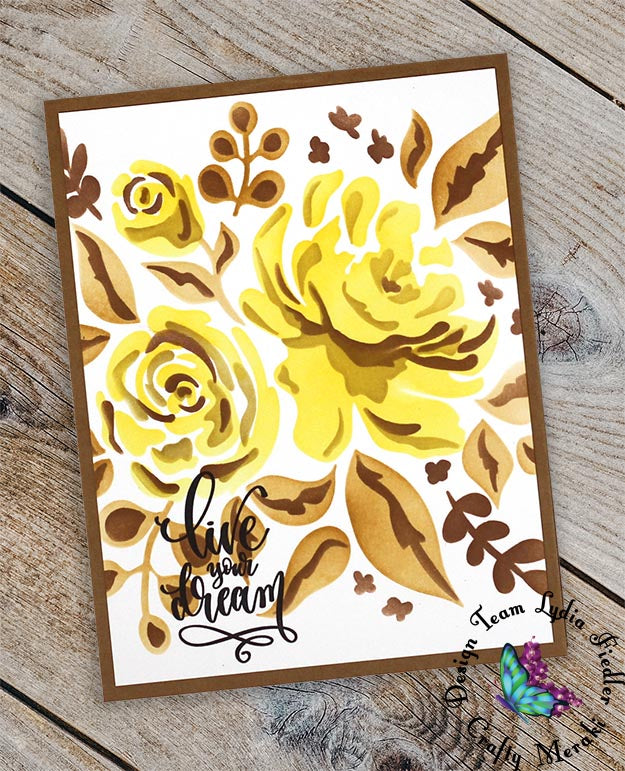 Crafty Meraki Damask Layering Stencil Set
