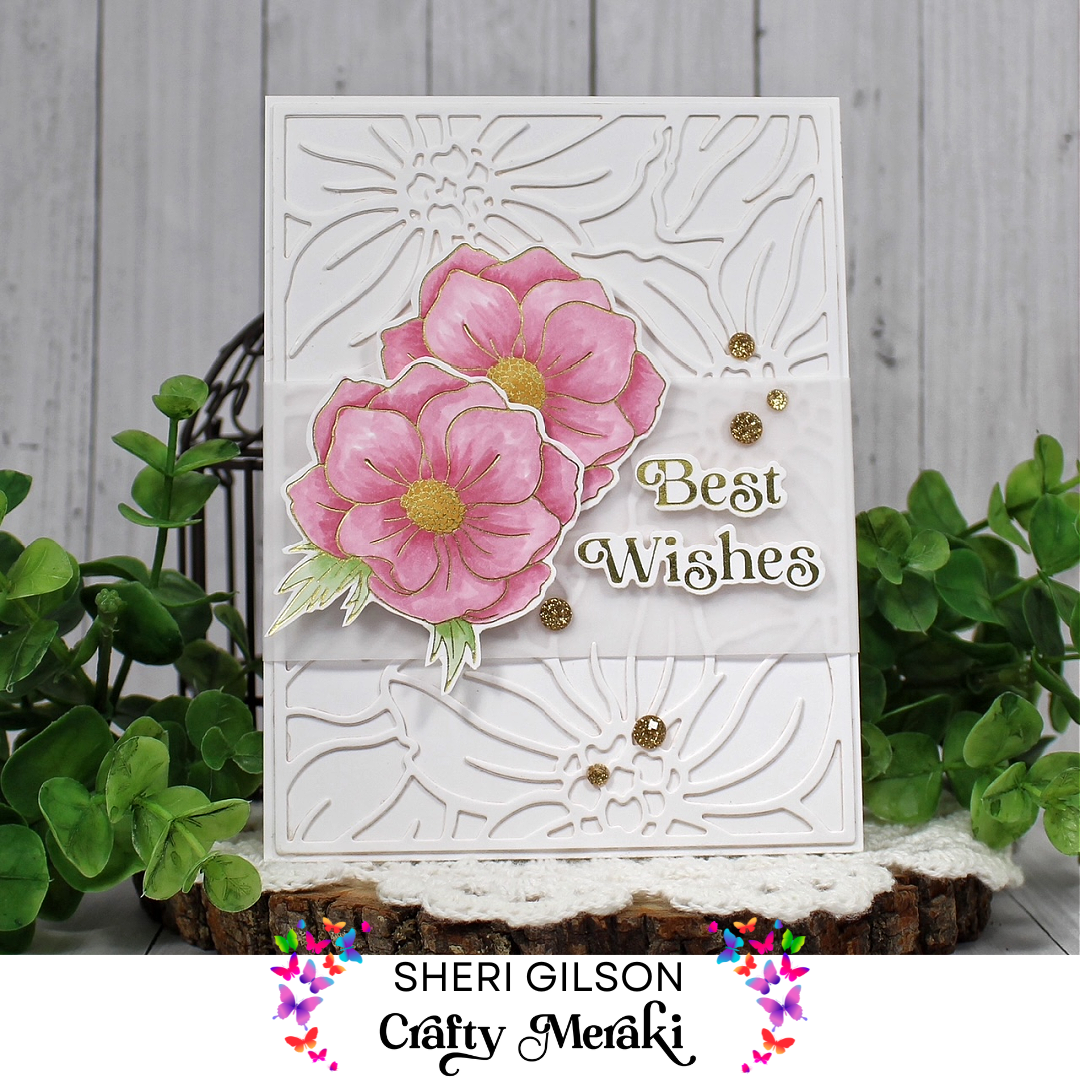 Crafty Meraki Dainty Bloom Press-Tacular Plate