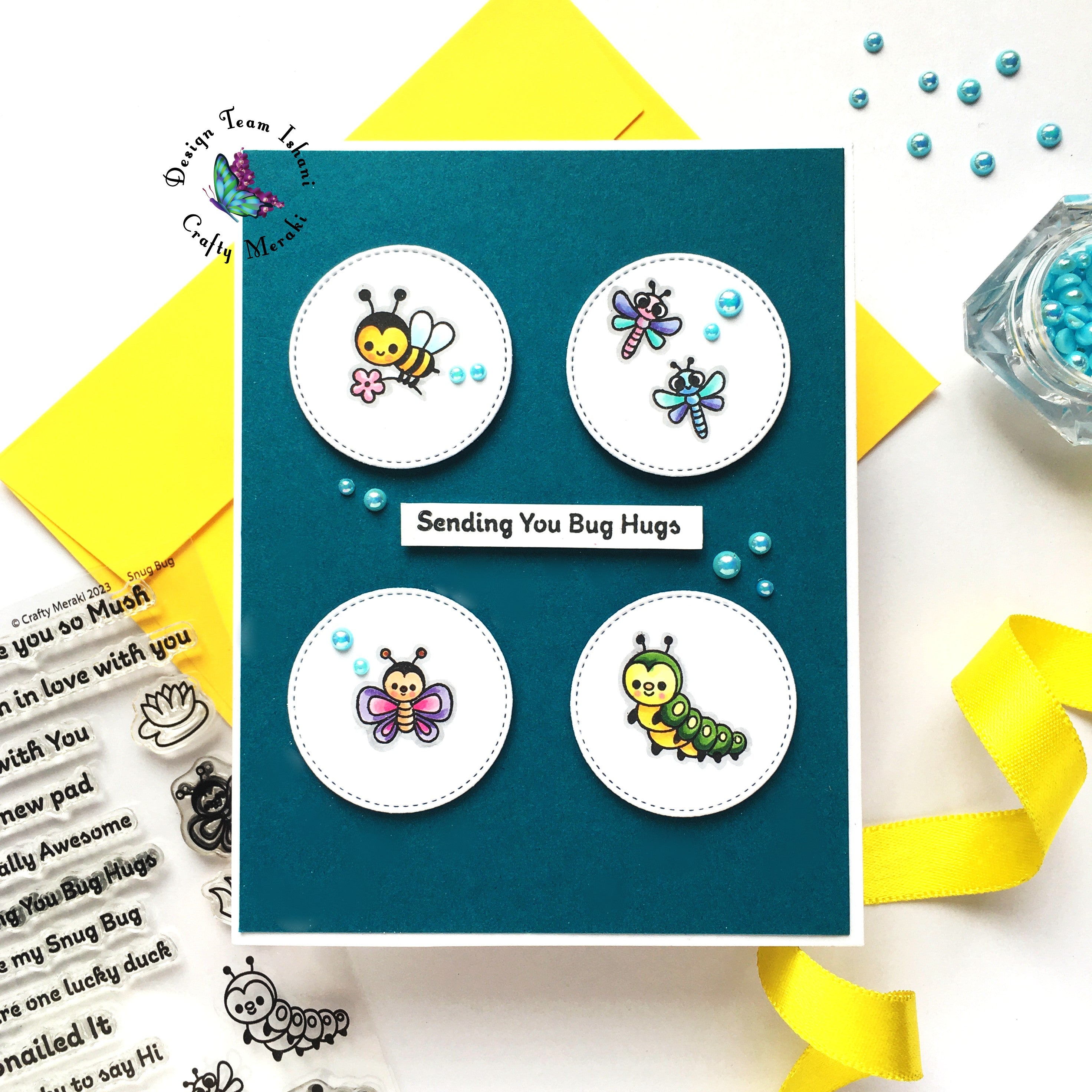 Crafty Meraki Snug Bug Stamp Set