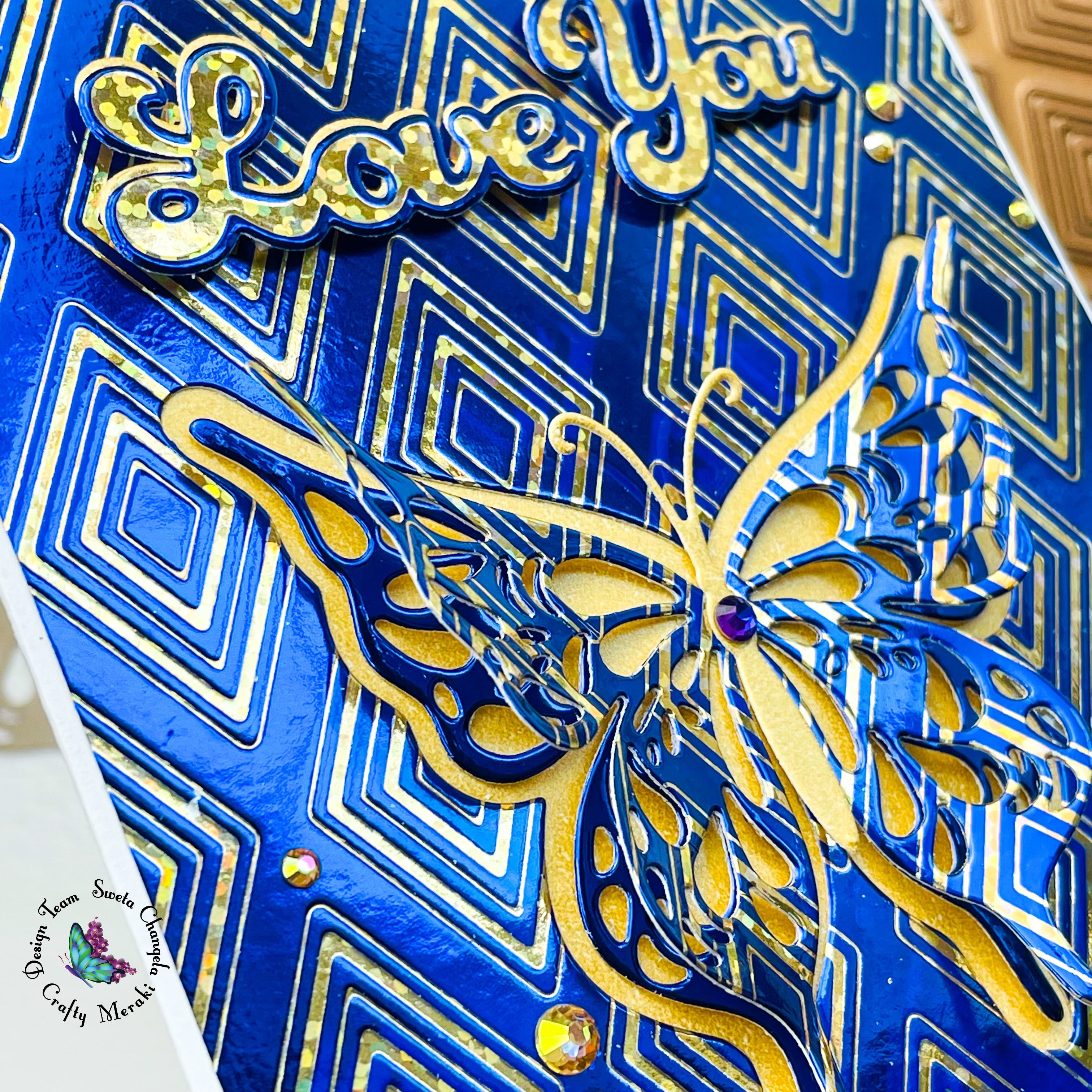 Crafty Meraki Diamond Dazzle Hot Foil Plate