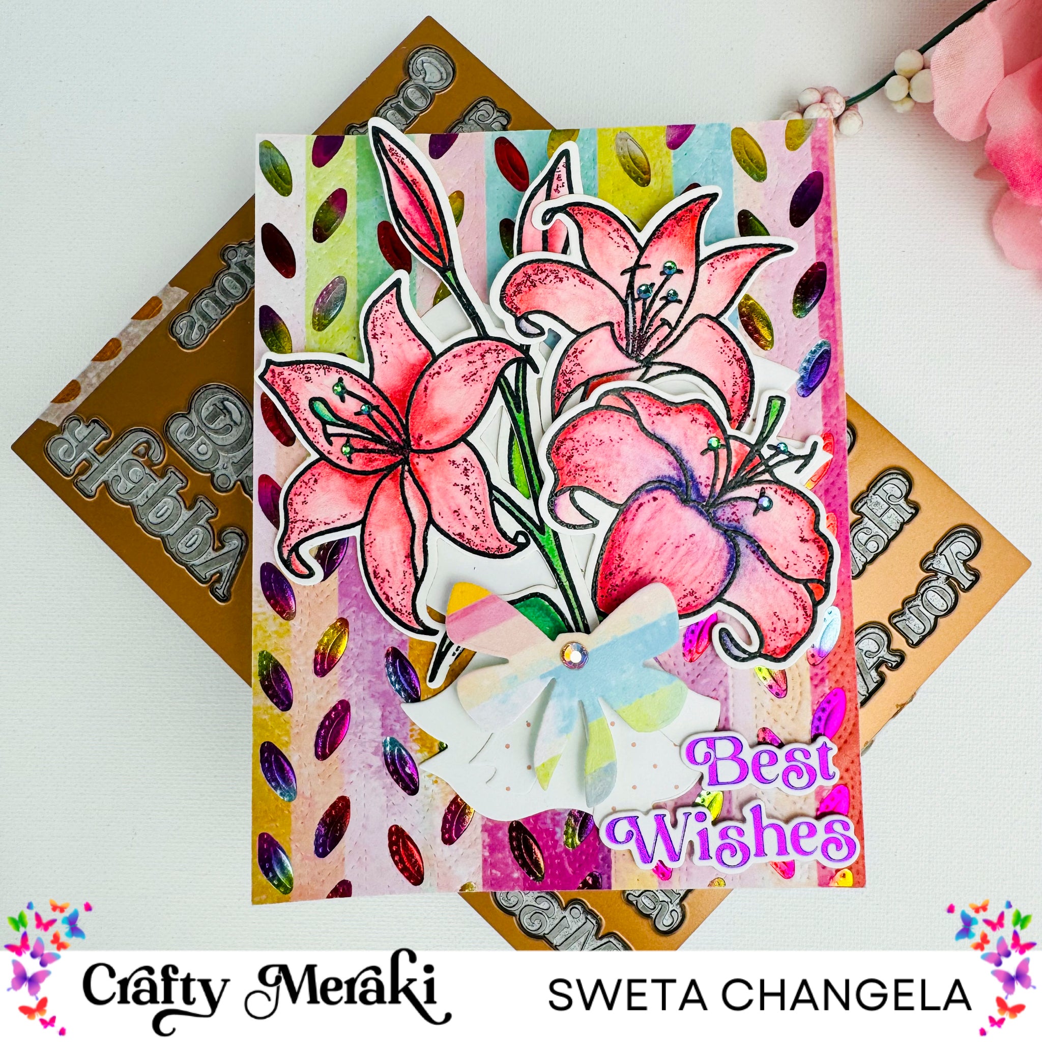 Crafty Meraki Gilded Expressions Press-Tacular Plate