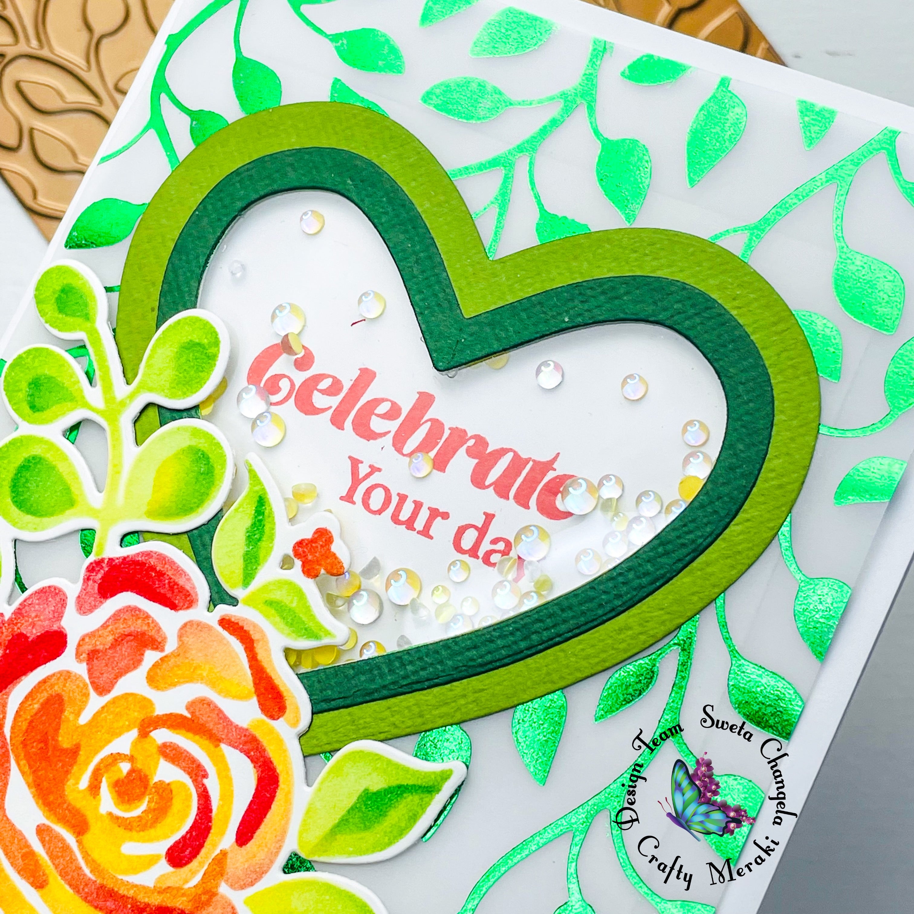 Crafty Meraki Damask Layering Stencil Set