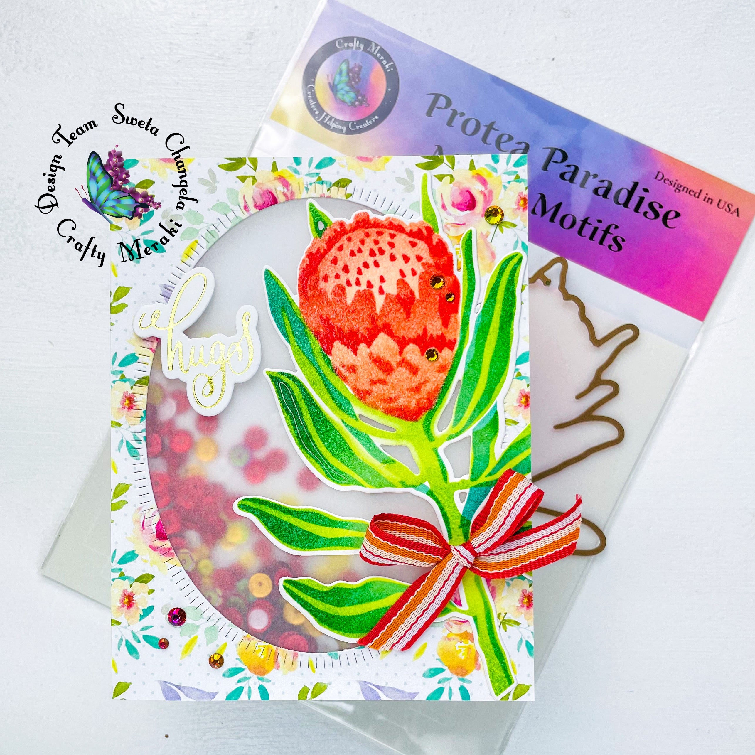 Crafty Meraki Protea Paradise Coordinating Dies Set