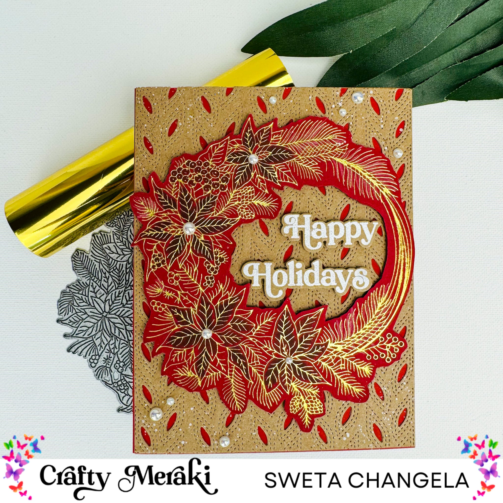Crafty Meraki Stella Wreath Press-Tacular Plate