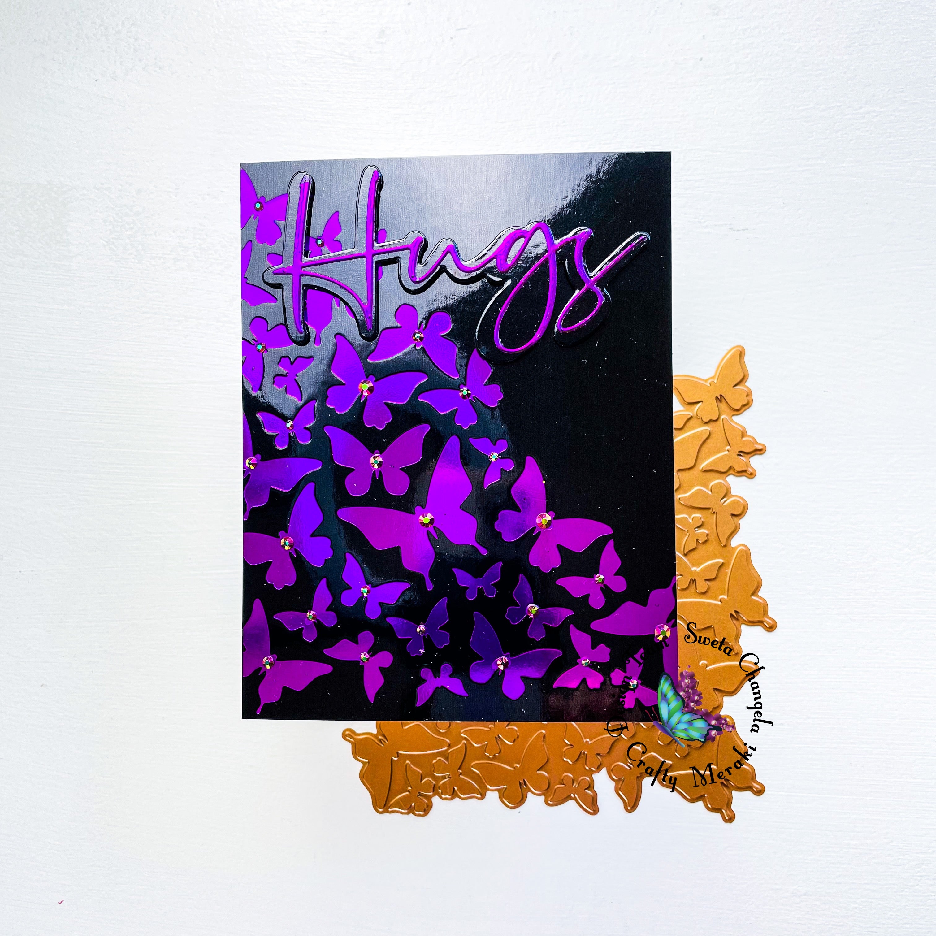 Crafty Meraki Timeless Elegance Hot Foil Plate