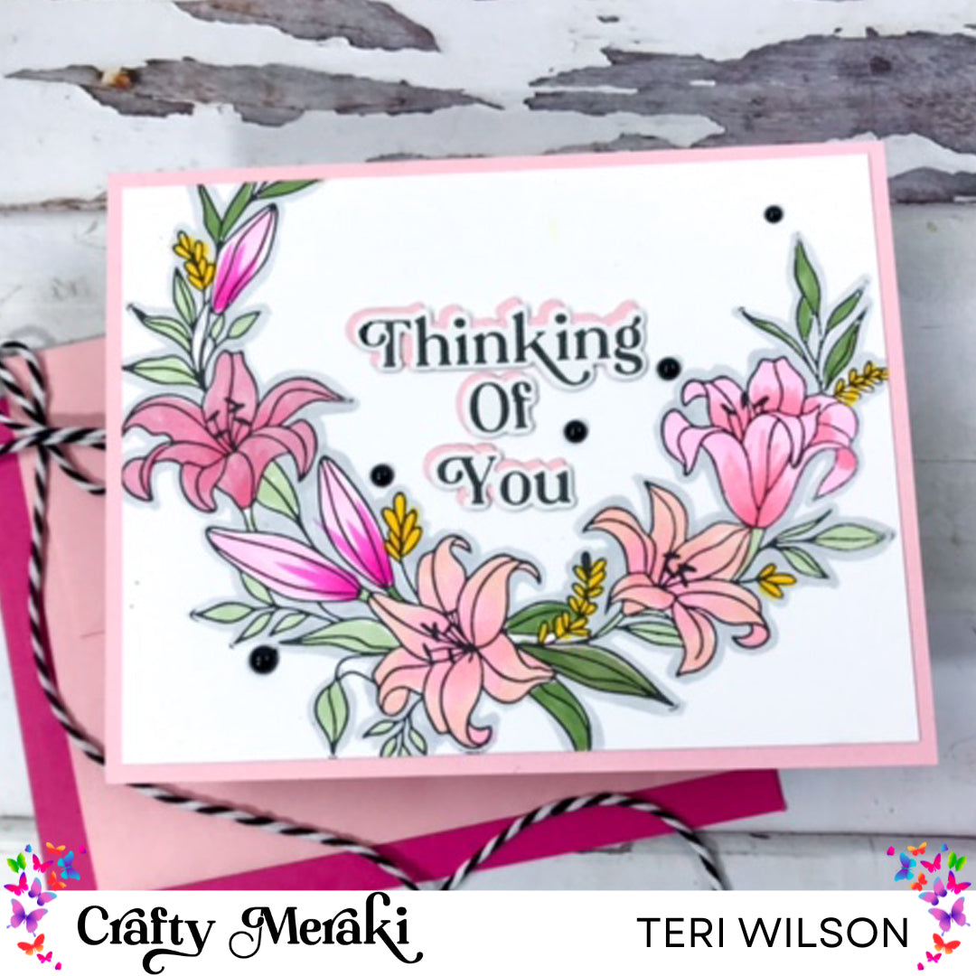 Crafty Meraki Lily Serenade Press-Tacular Plate
