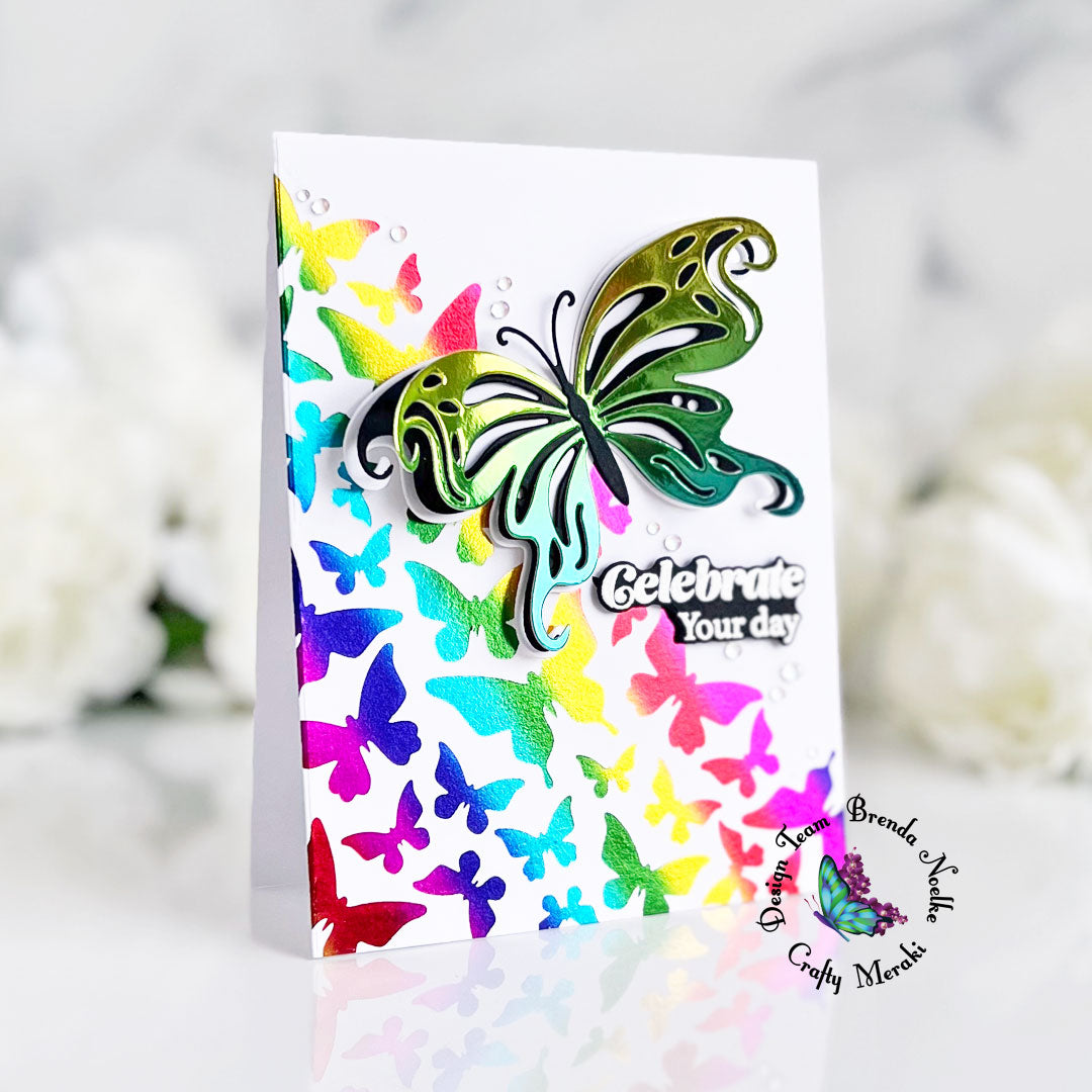 Crafty Meraki Timeless Elegance Hot Foil Plate