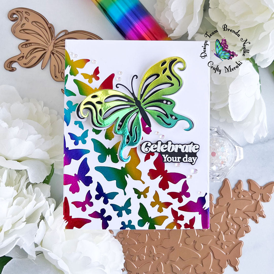 Crafty Meraki Timeless Elegance Hot Foil Plate