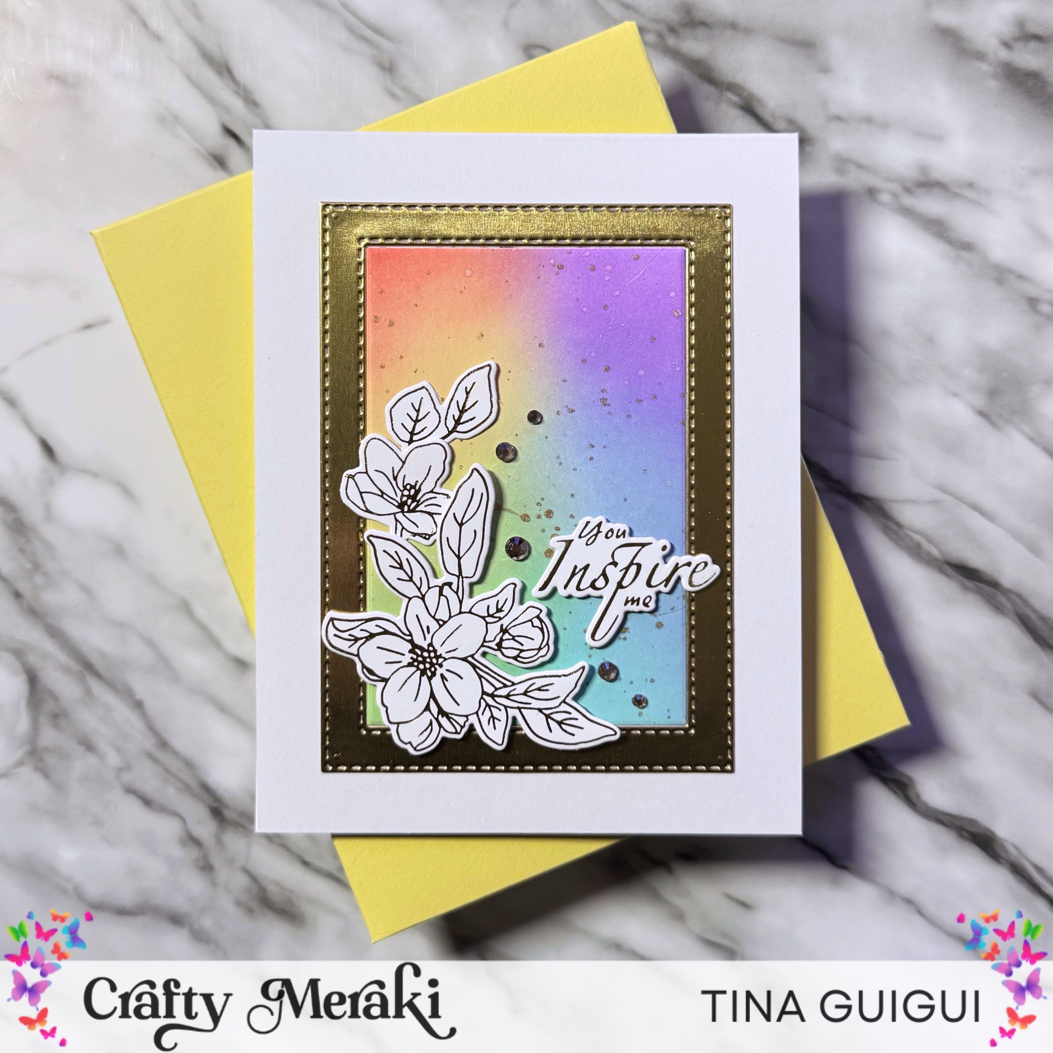 Crafty Meraki You Inspire Me Stamp set