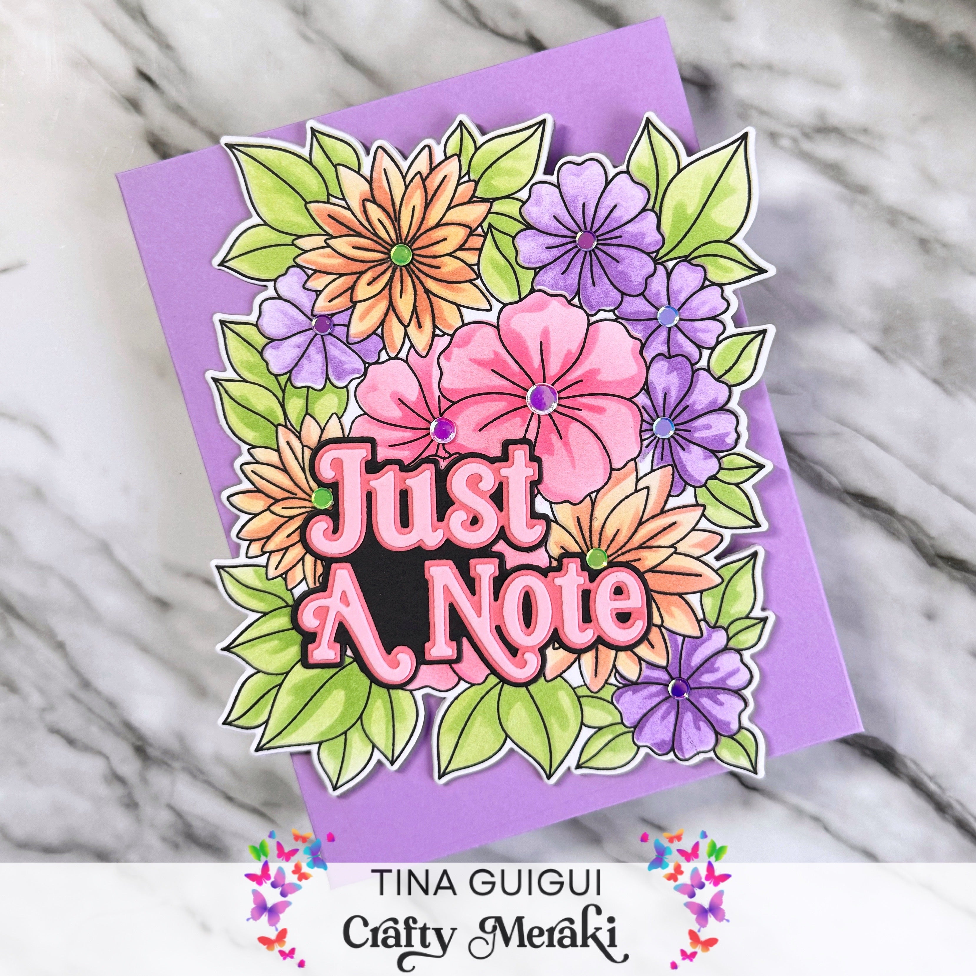 Crafty Meraki Meadow Muse Coordinating Die Set