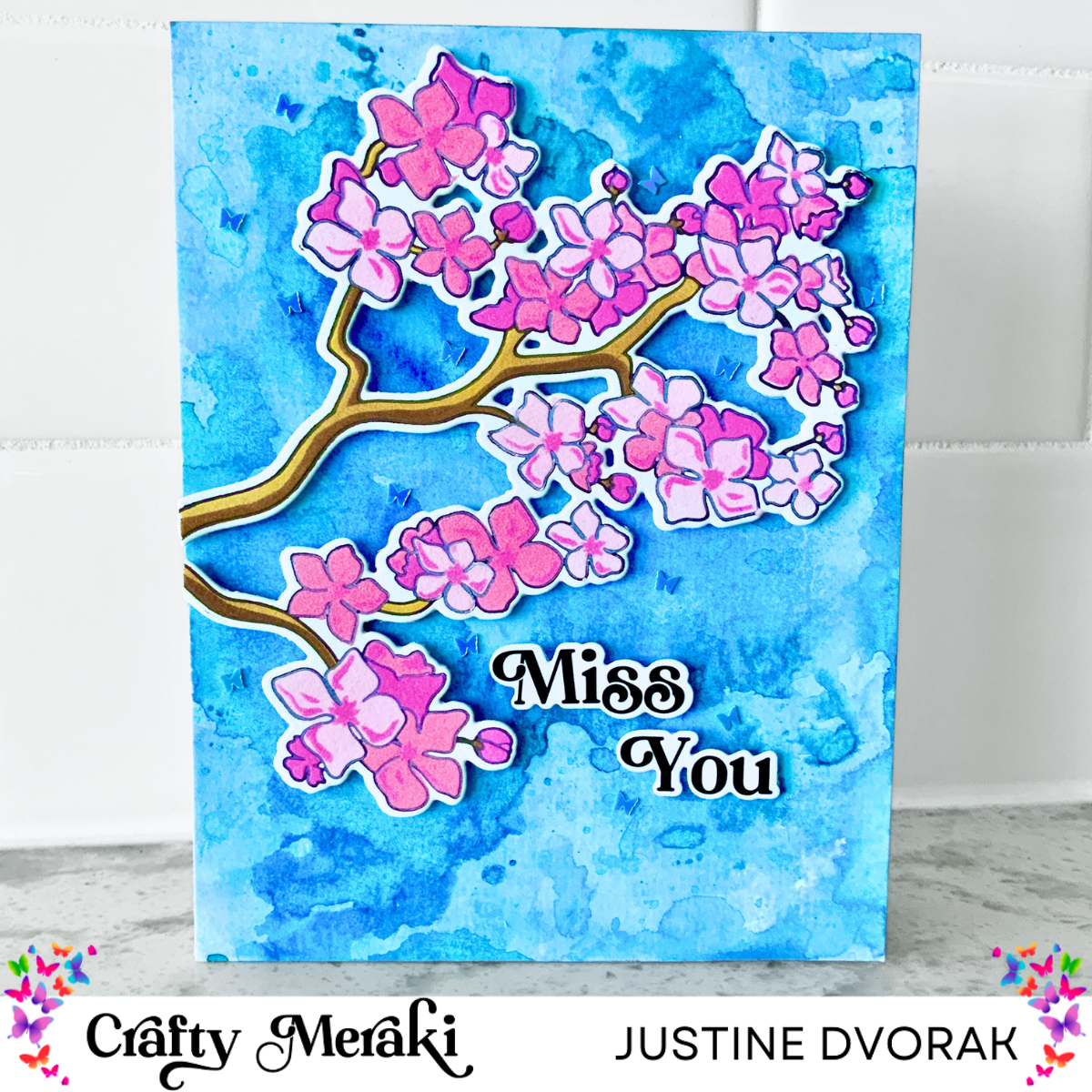 Crafty Meraki Sakura Blossom Layering Stencil set