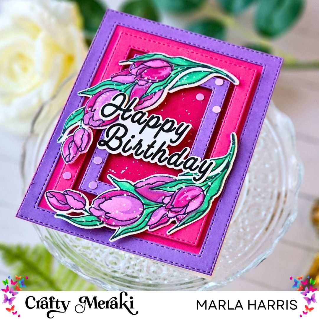 Crafty Meraki Frame-Worthy Meraki Background A2 Dies
