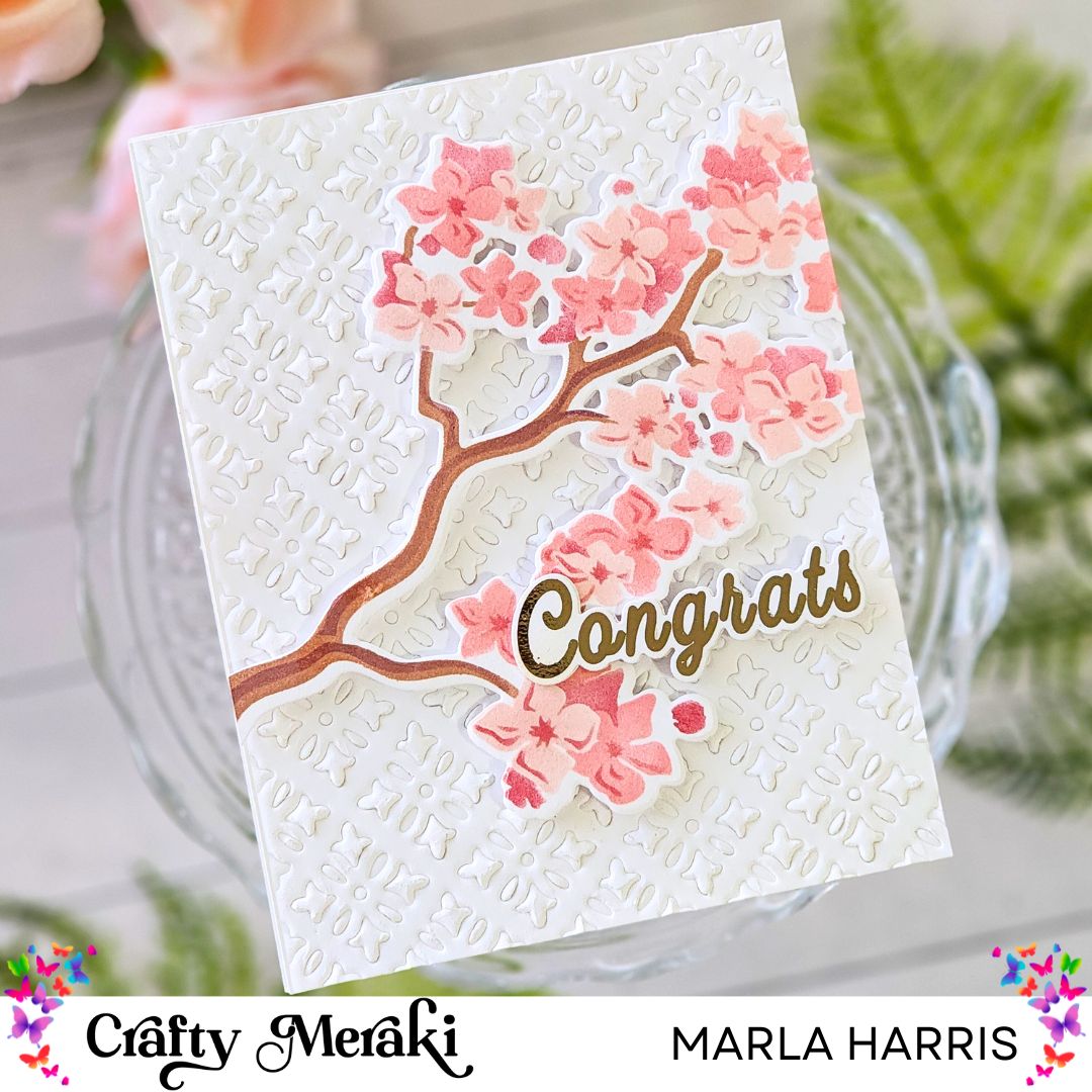 Crafty Meraki Gilded Greetings Coordinating Die