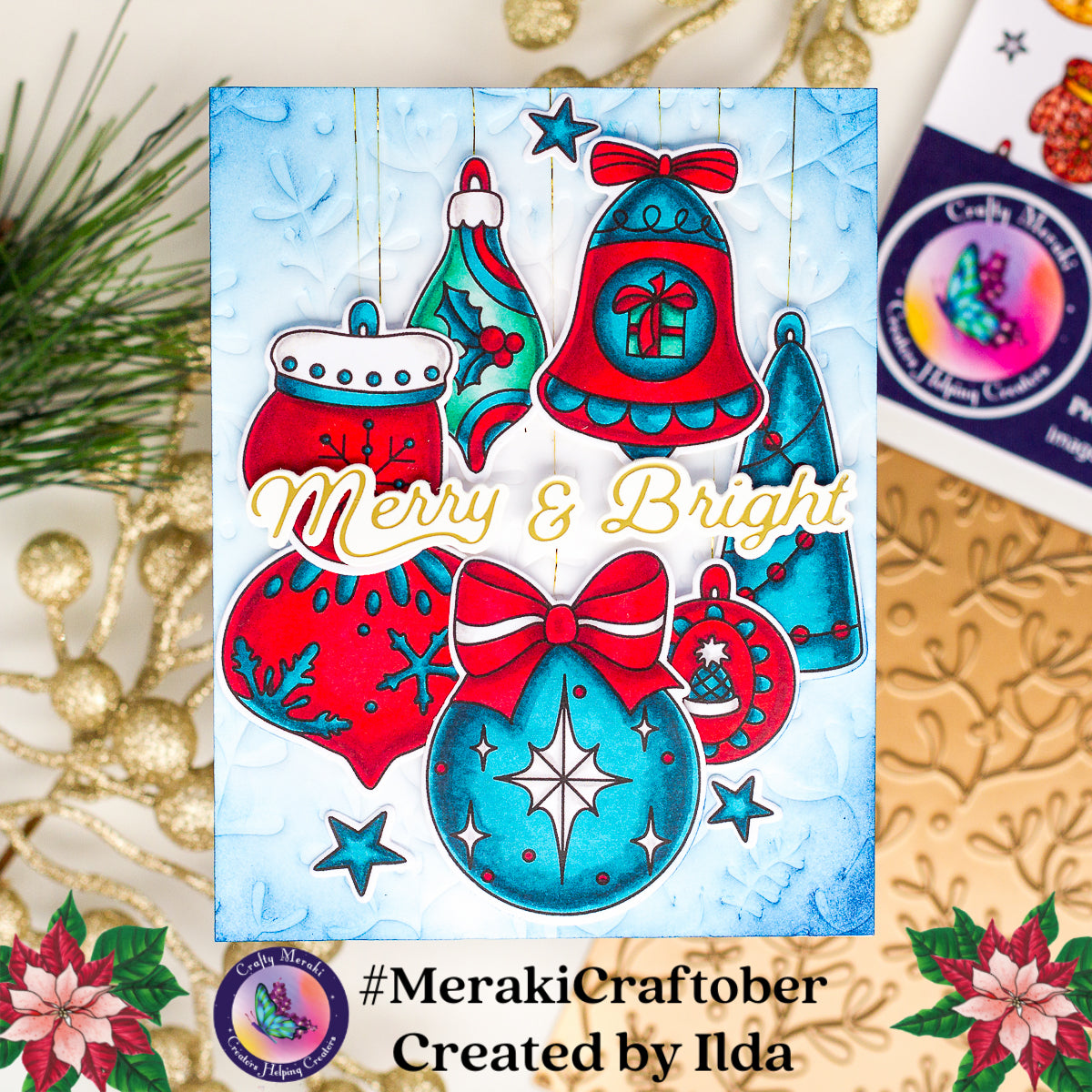 Crafty Meraki Jingle Jewels Coordinating Dies