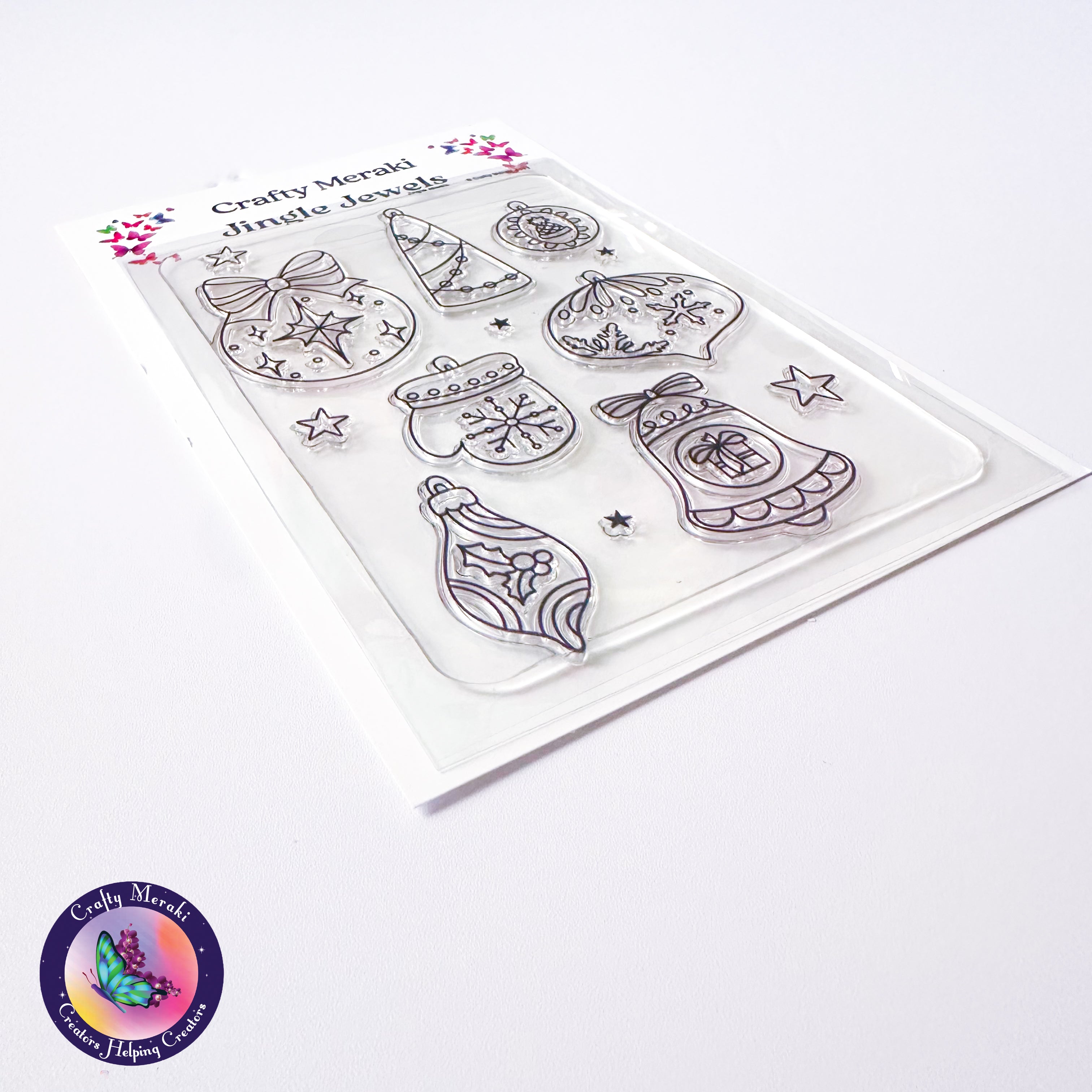 Crafty Meraki Jingle Jewels Stamp Set