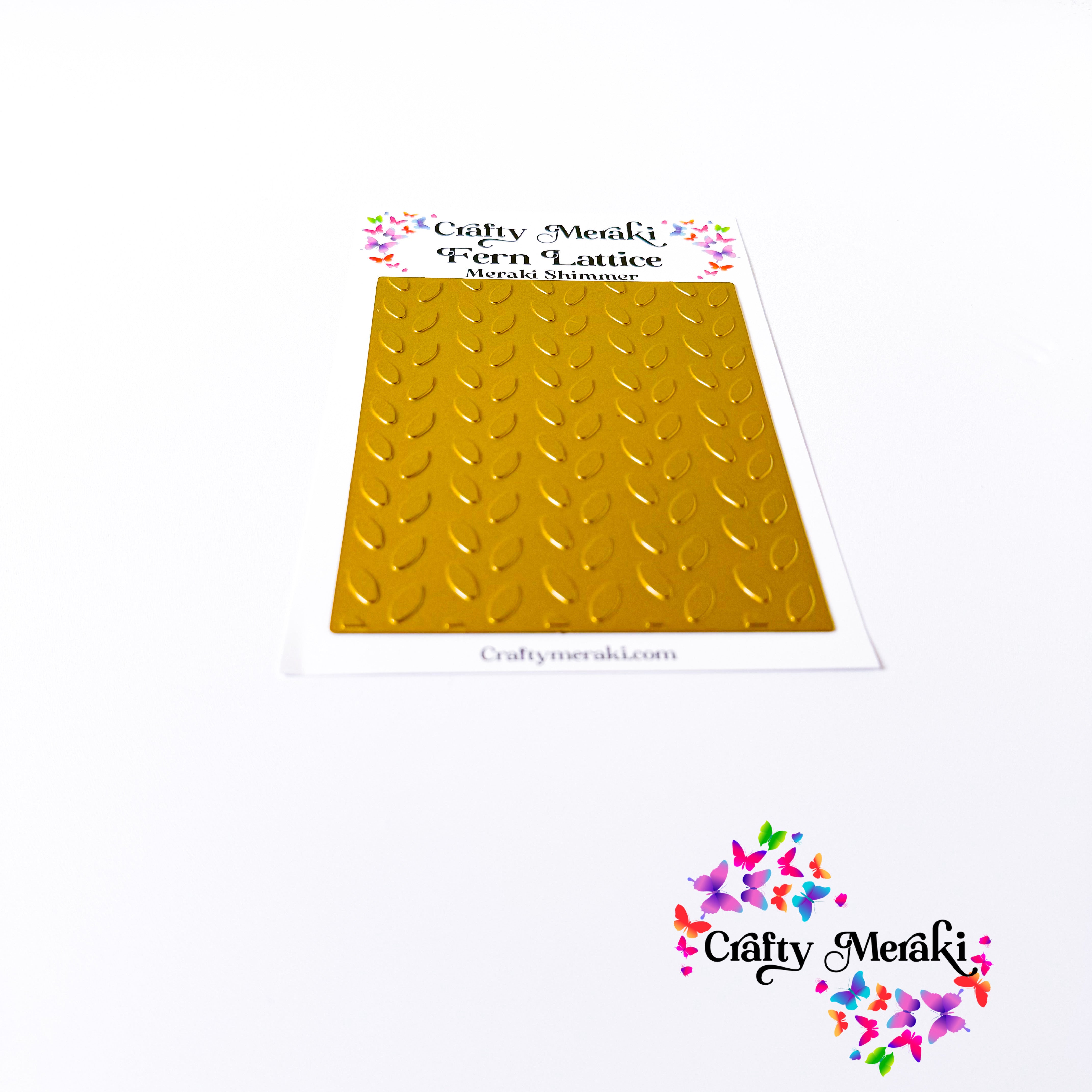 Crafty Meraki Fern Lattice Hot Foil Plate