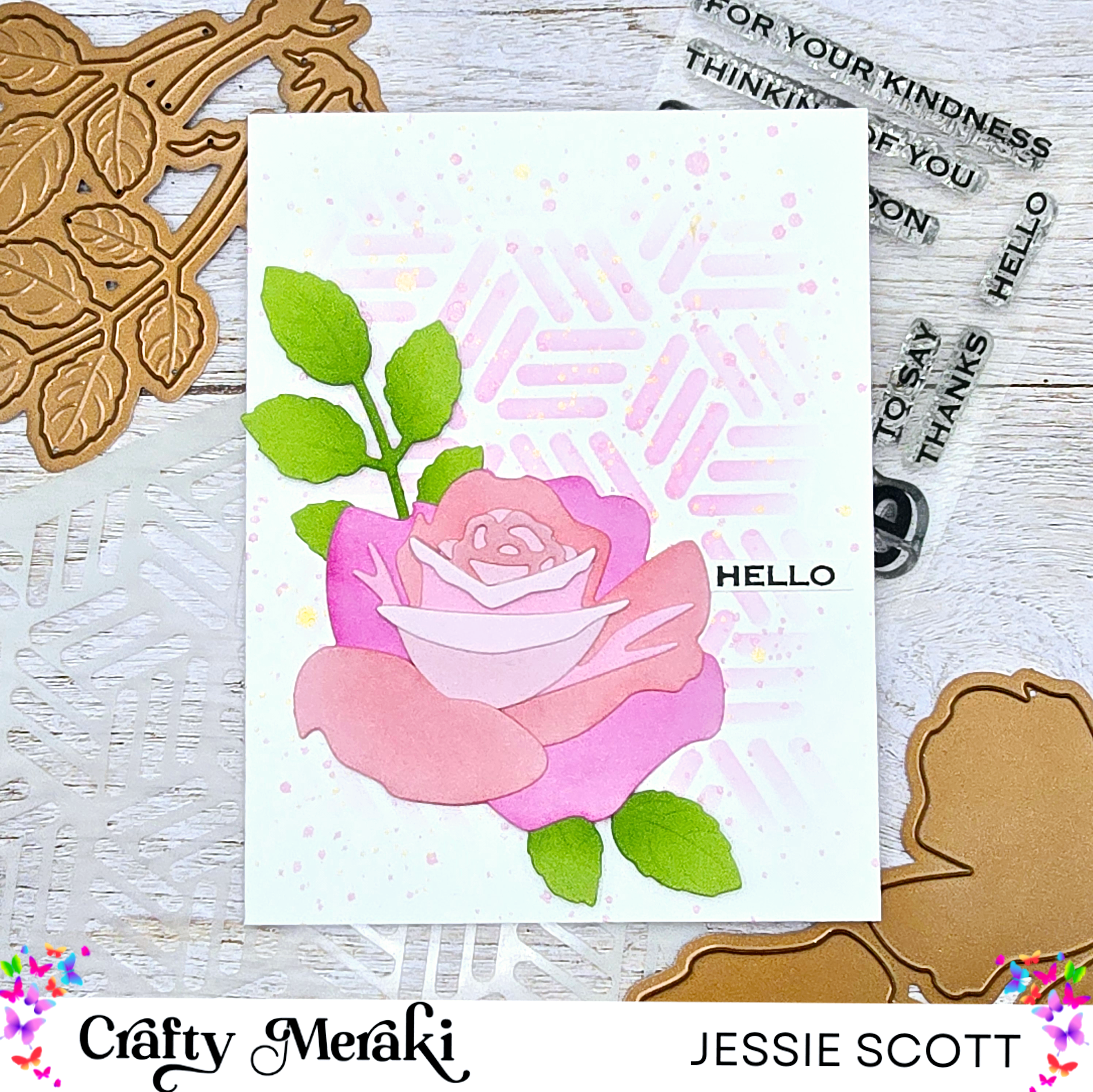 Crafty Meraki - Meraki Moments Just A Note Stamp Set