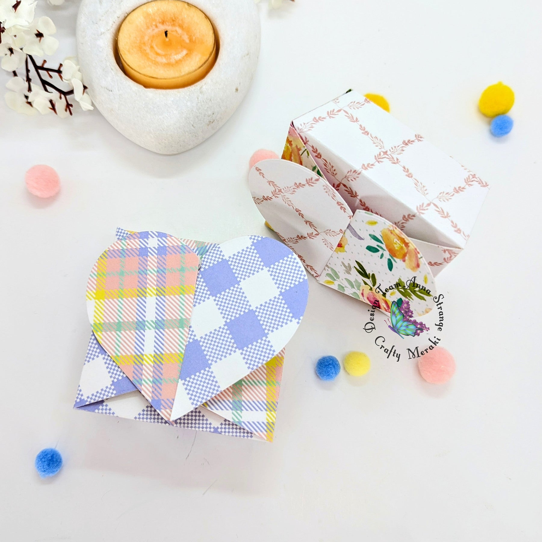 Crafty Meraki Luxe Plaid Pattern Paper Pack