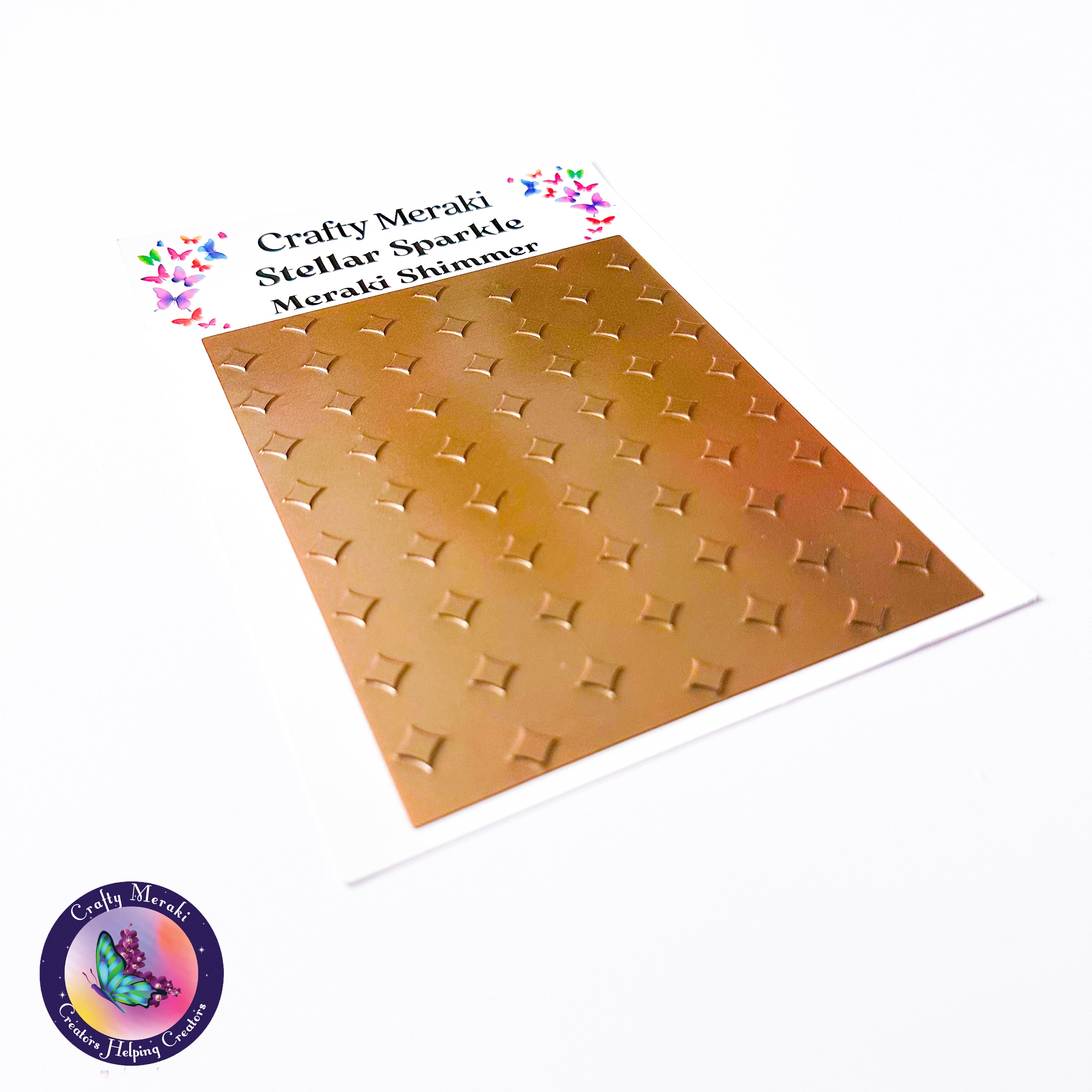 Crafty Meraki Stellar Sparkle Hot Foil plate