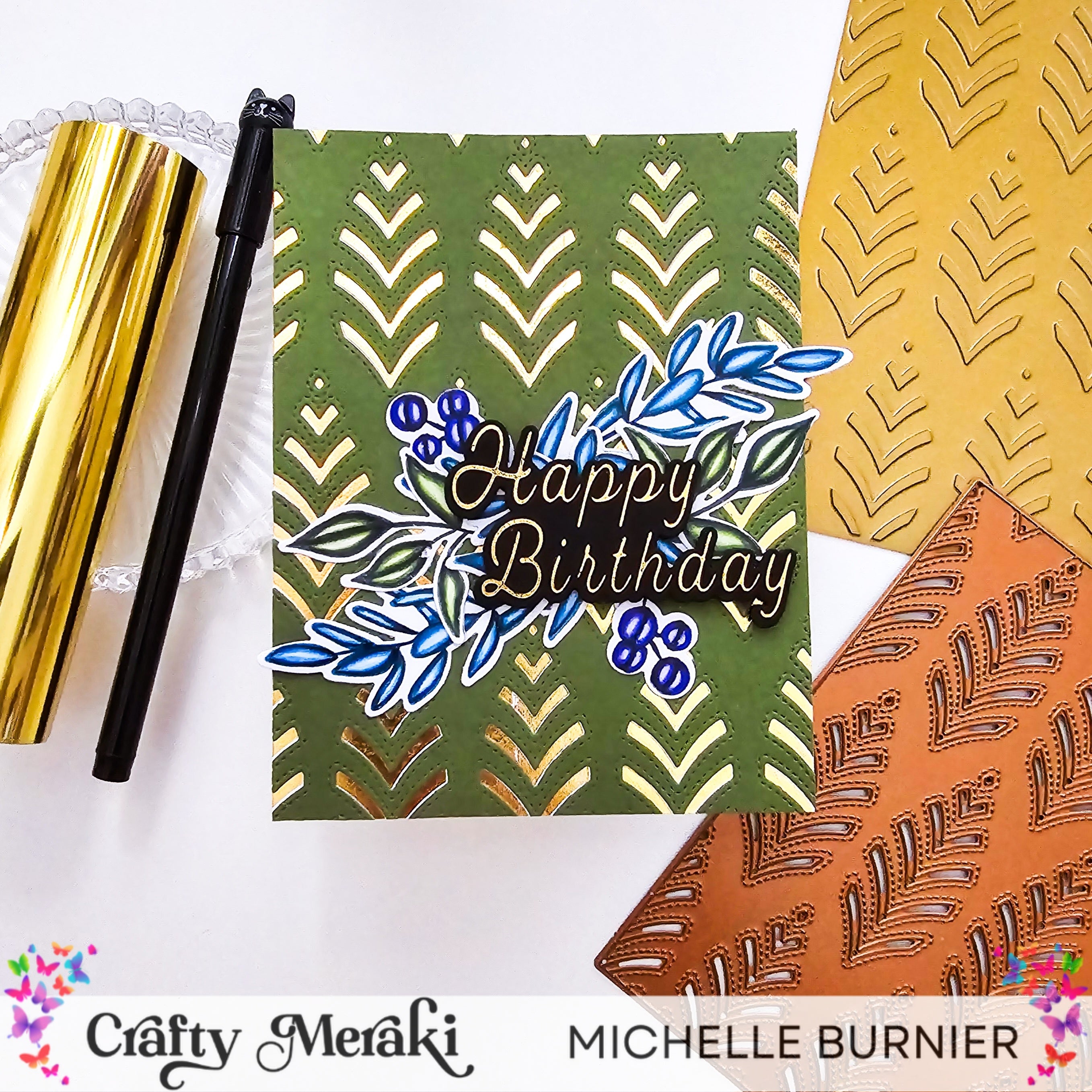 Crafty Meraki Sahara Symphony Hot Foil Plate