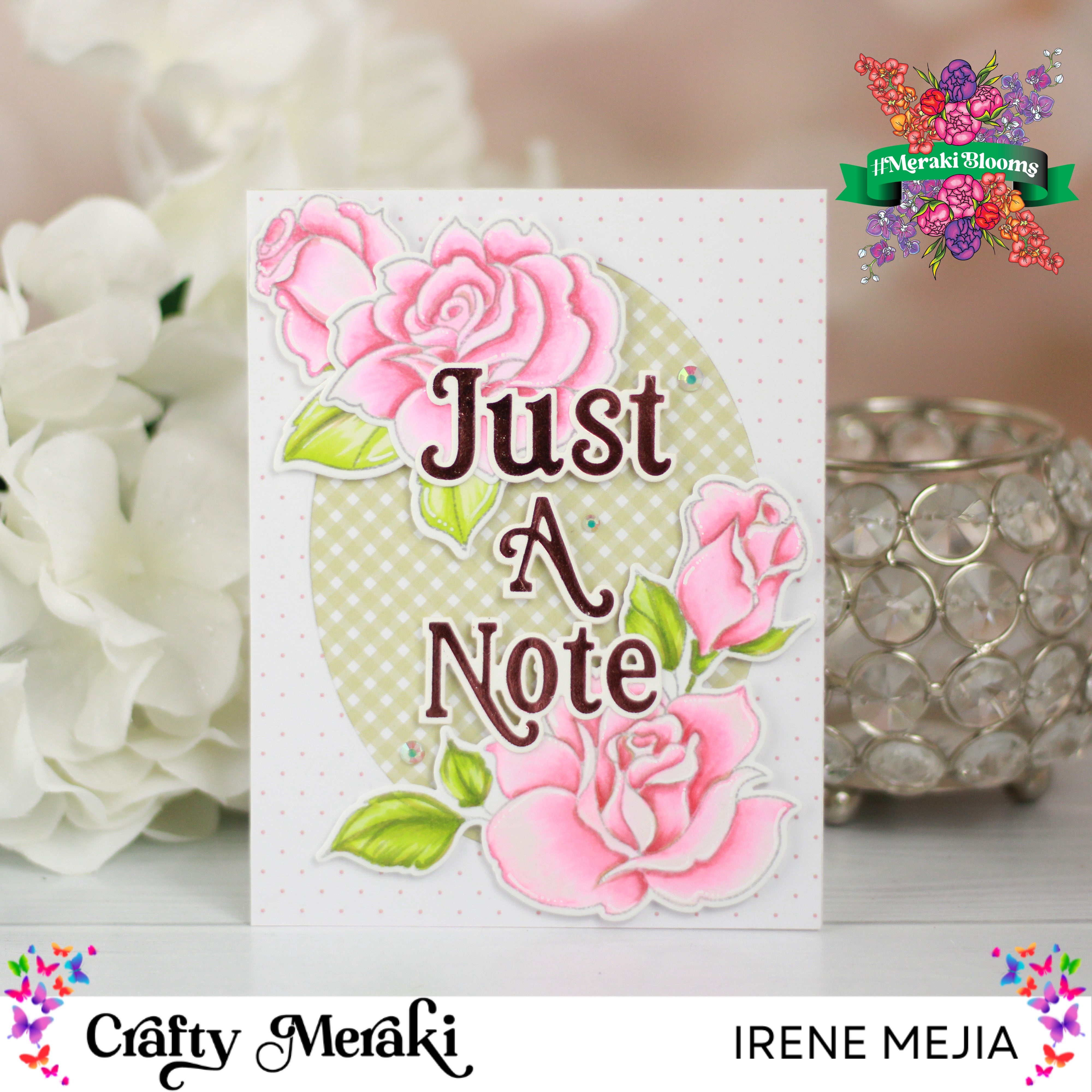 Crafty Meraki Rose Rhapsody Stamp Set