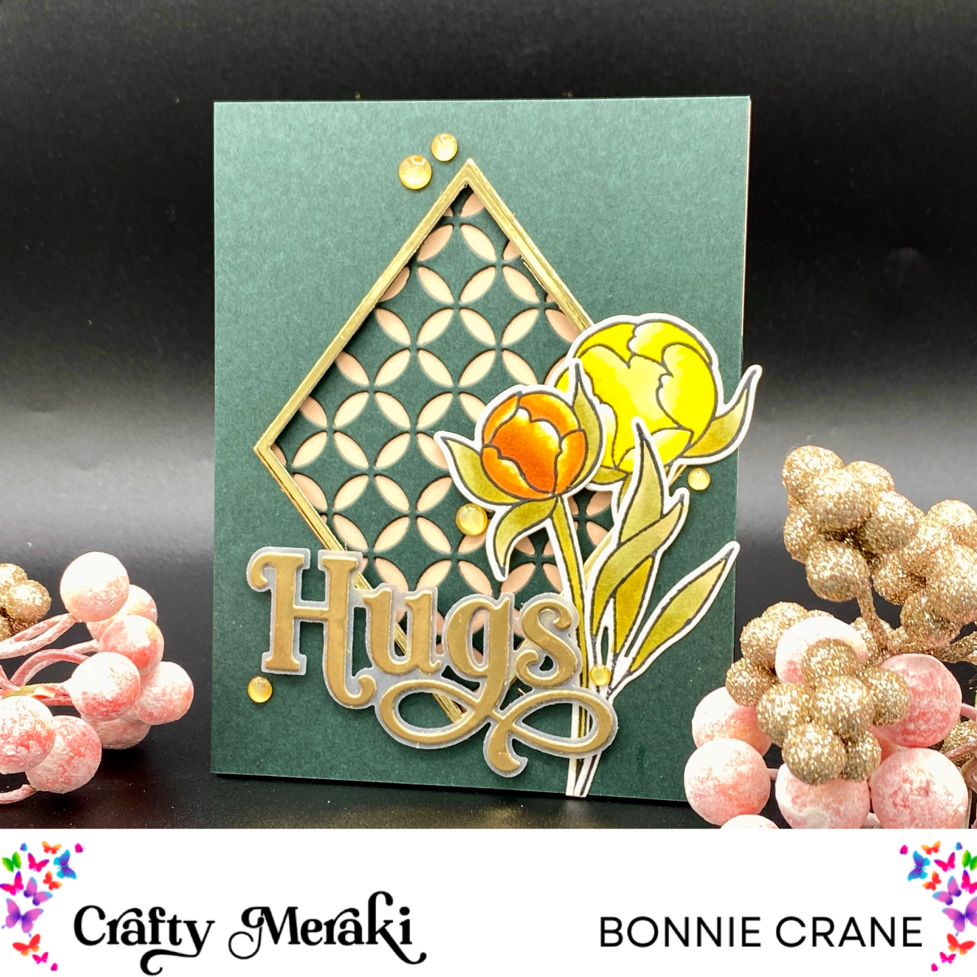 Crafty Meraki Peony Parade Stamp Set