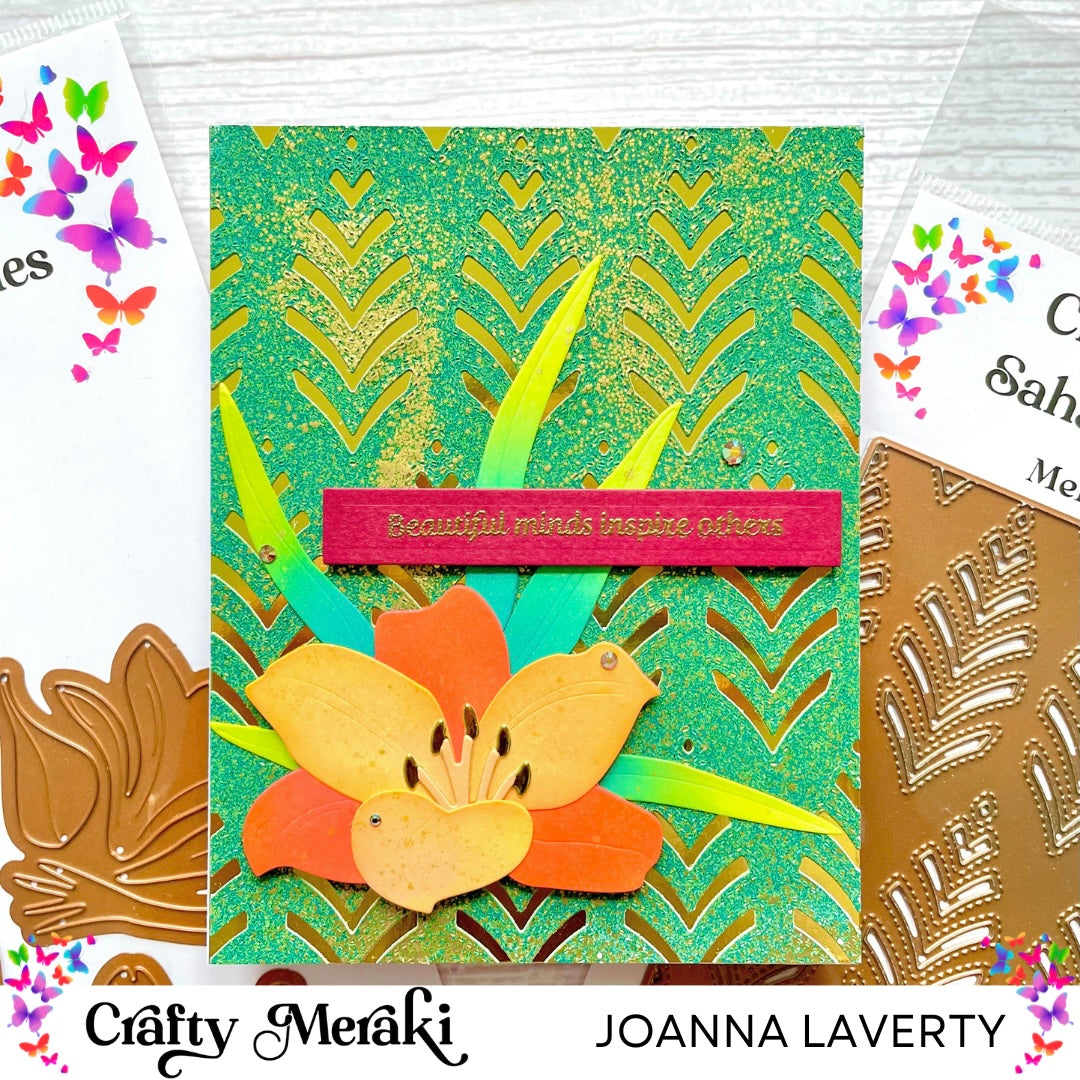 Crafty Meraki Sahara Symphony Hot Foil Plate