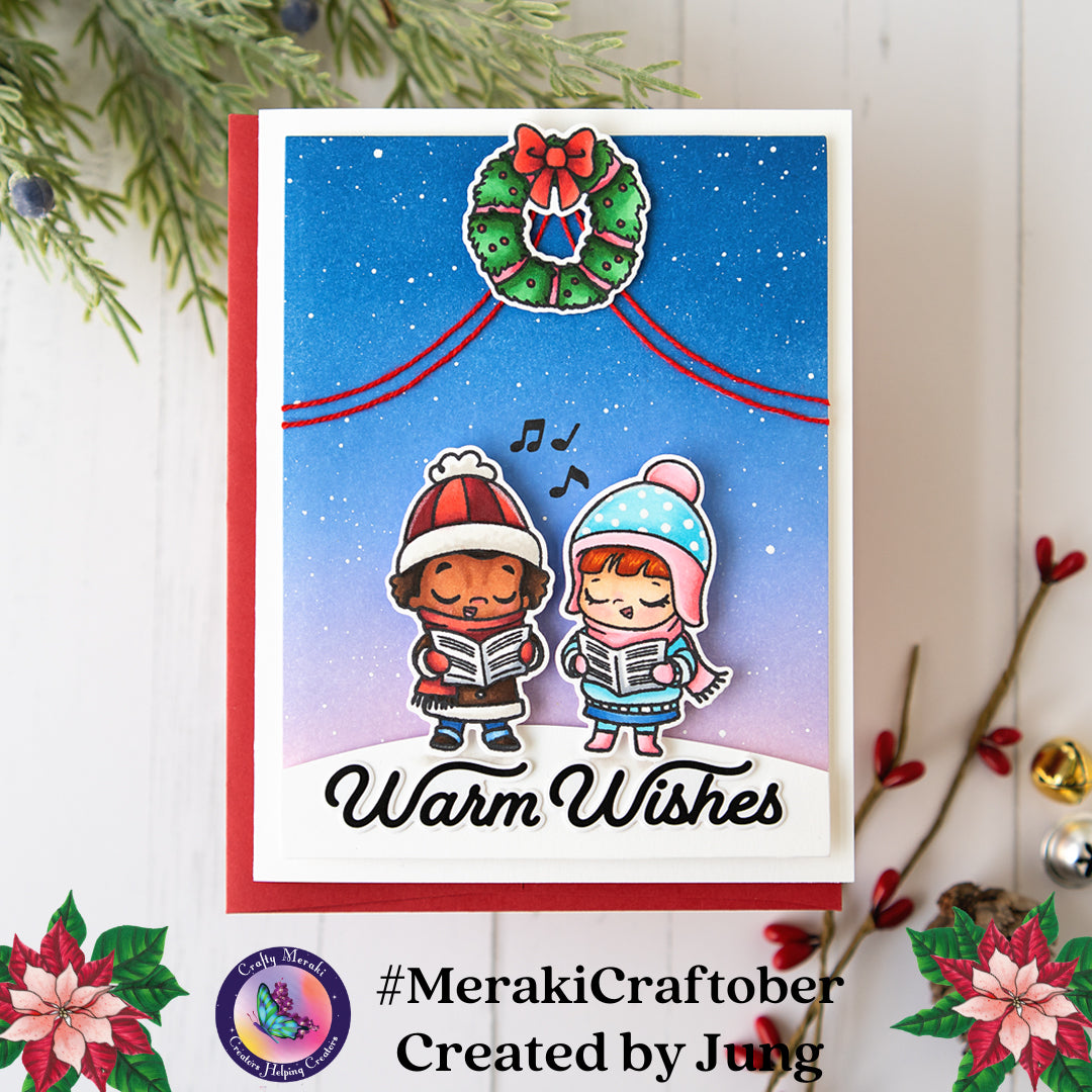 Crafty Meraki Festive Frolic Stamp Set