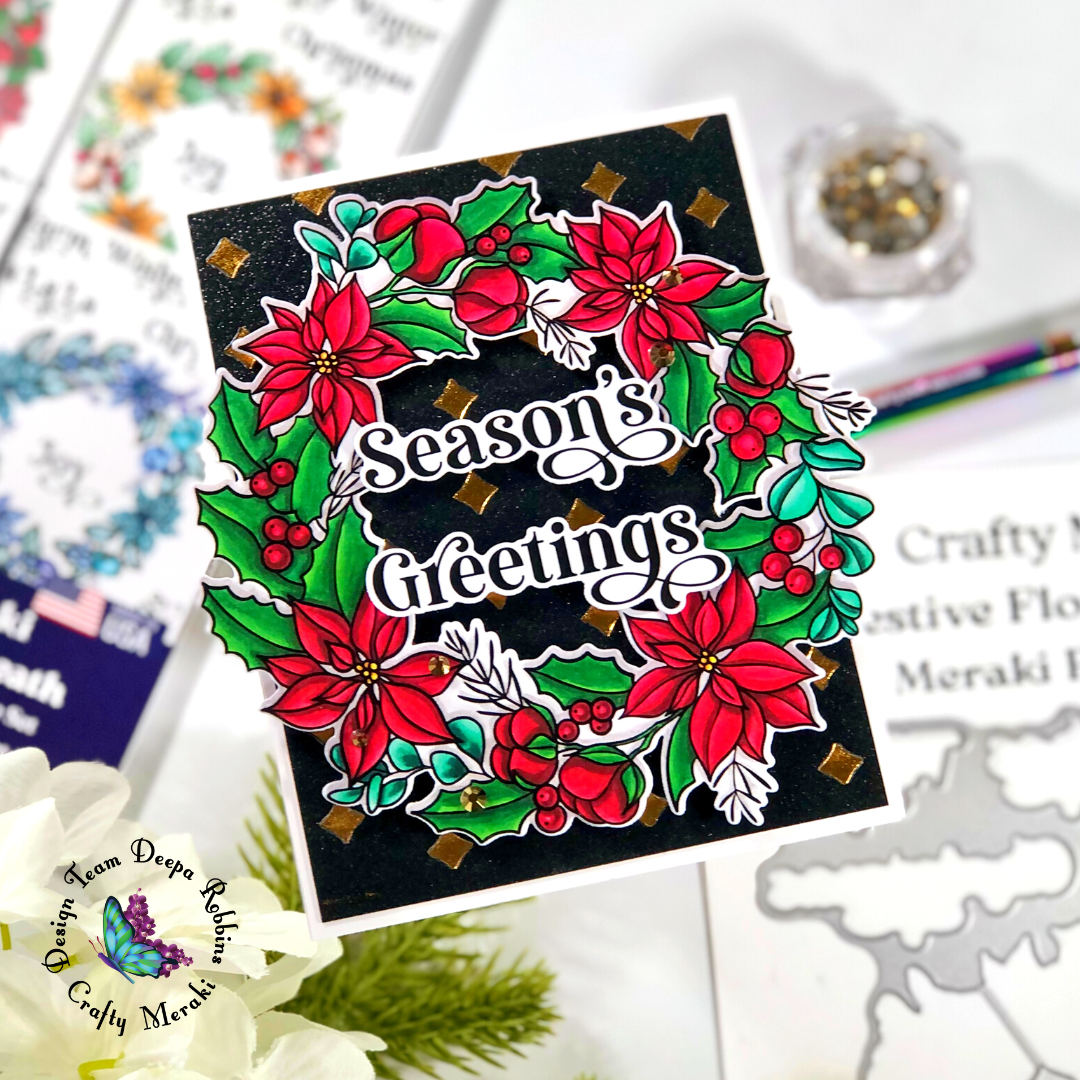 Crafty Meraki Stellar Sparkle Hot Foil plate