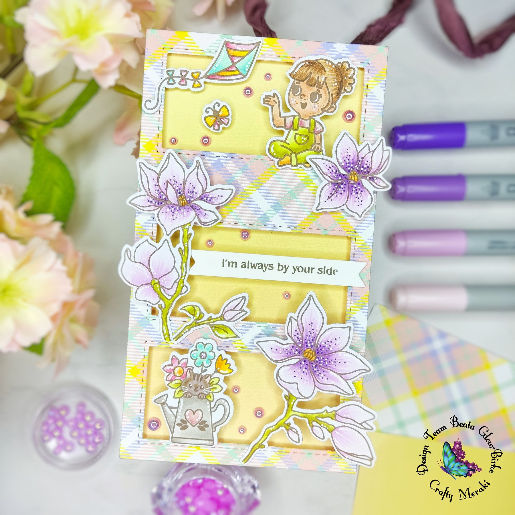 Crafty Meraki Luxe Plaid Pattern Paper Pack