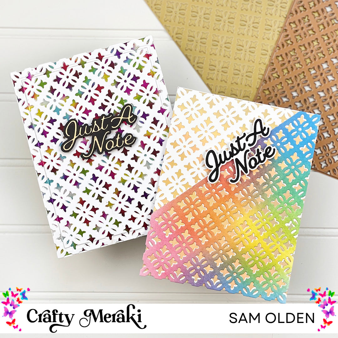 Crafty Meraki Marrakech Mosaic Hot Foil Plate