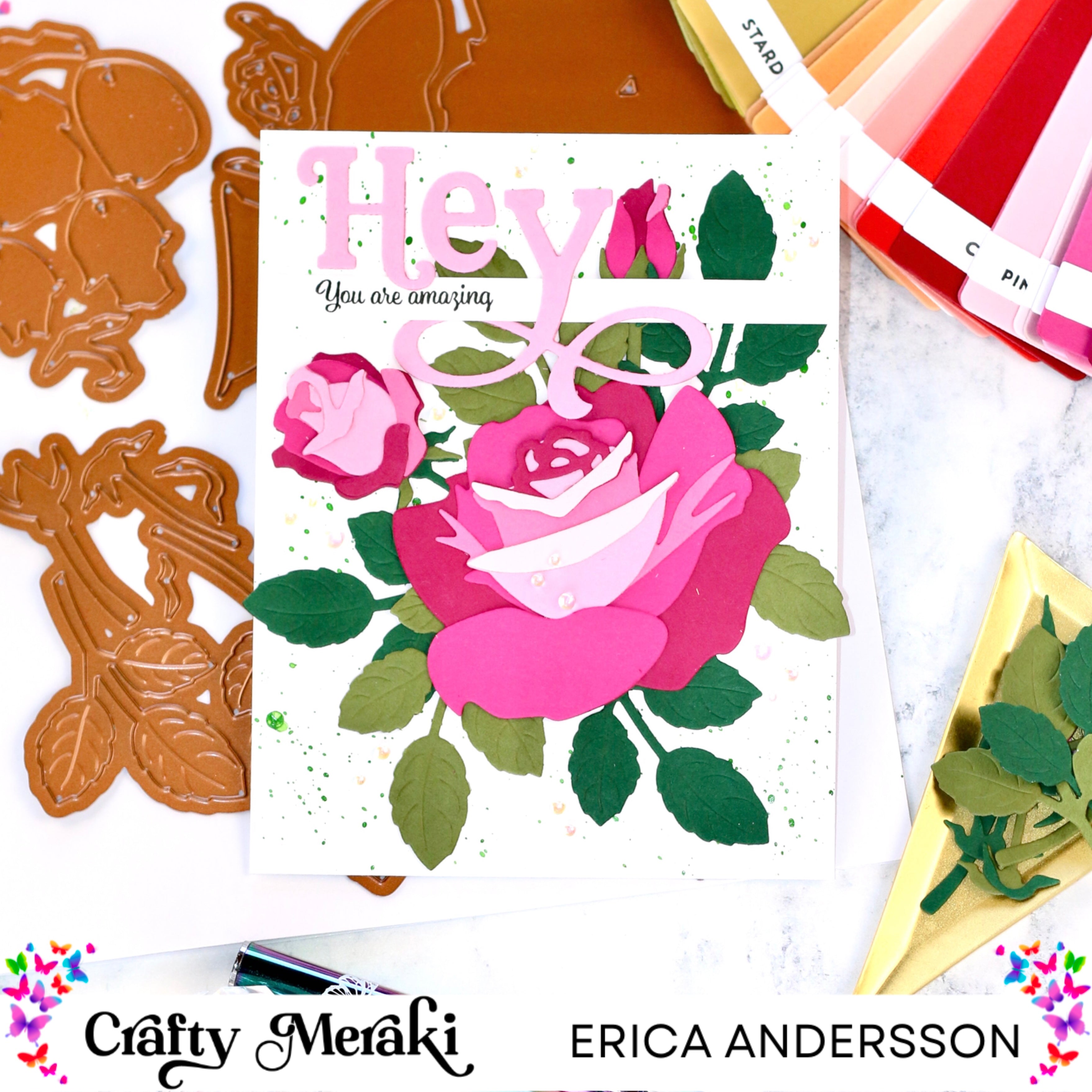 Crafty Meraki Rose Artisan Flora Para-Dies