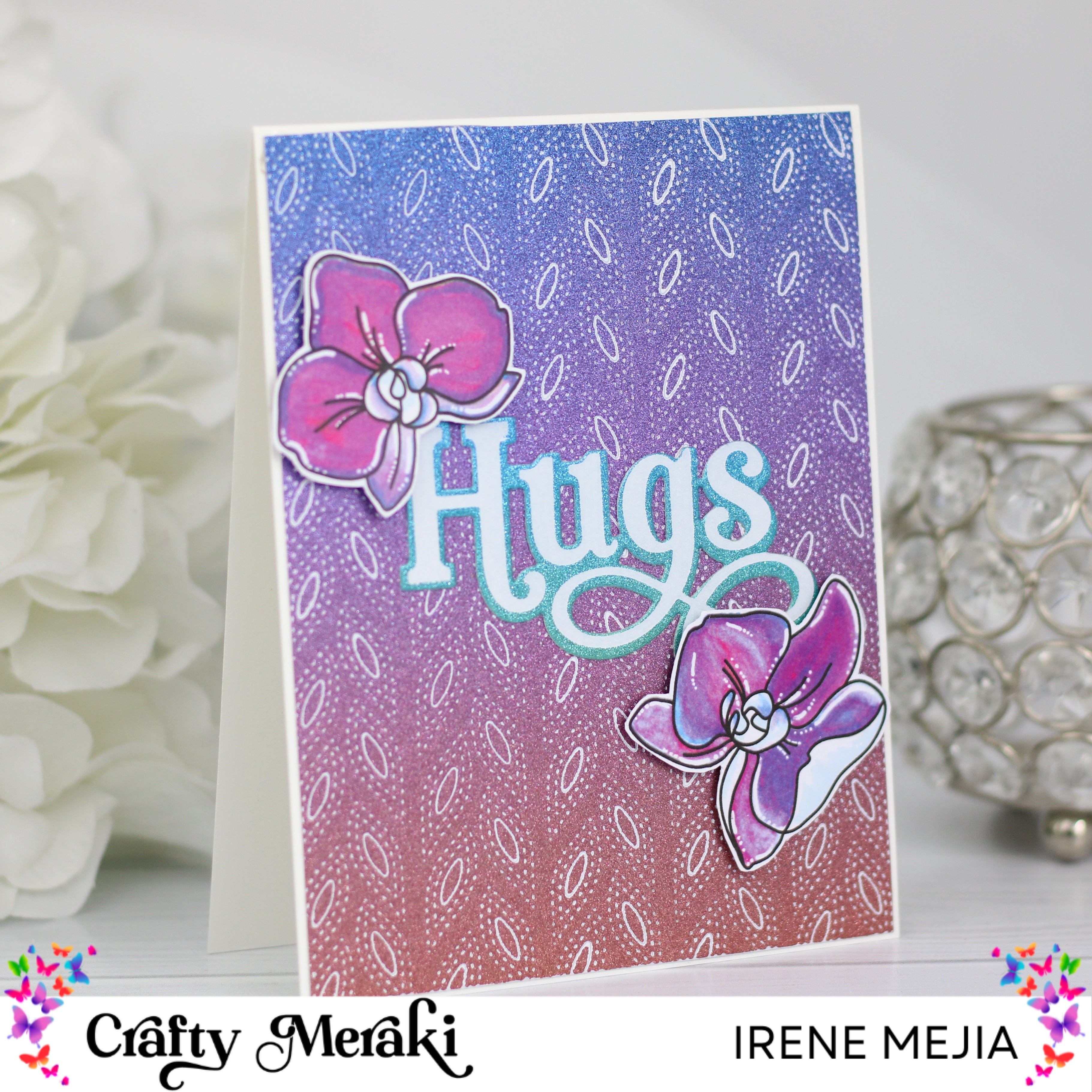 Crafty Meraki Fern Lattice Background A2