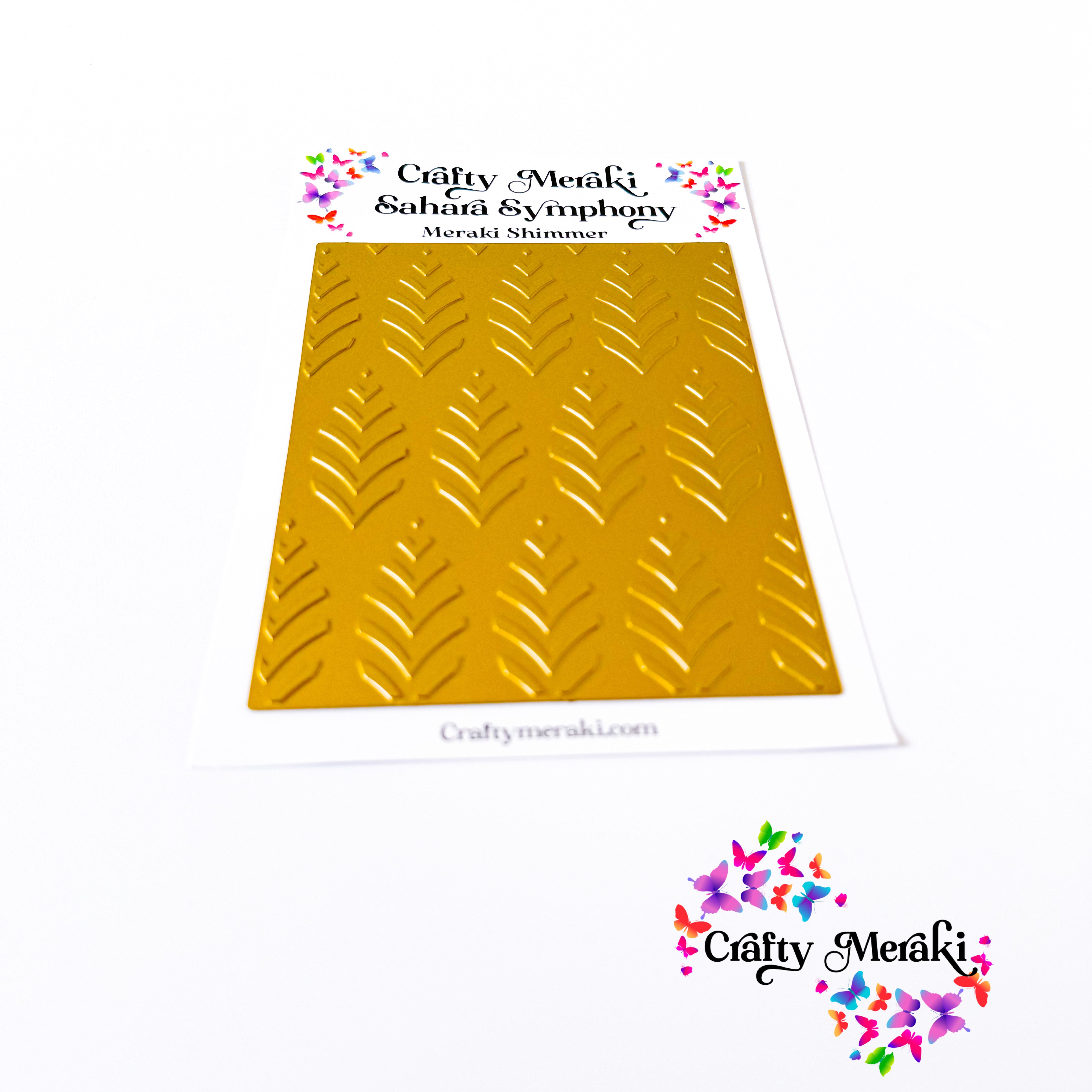Crafty Meraki Sahara Symphony Hot Foil Plate