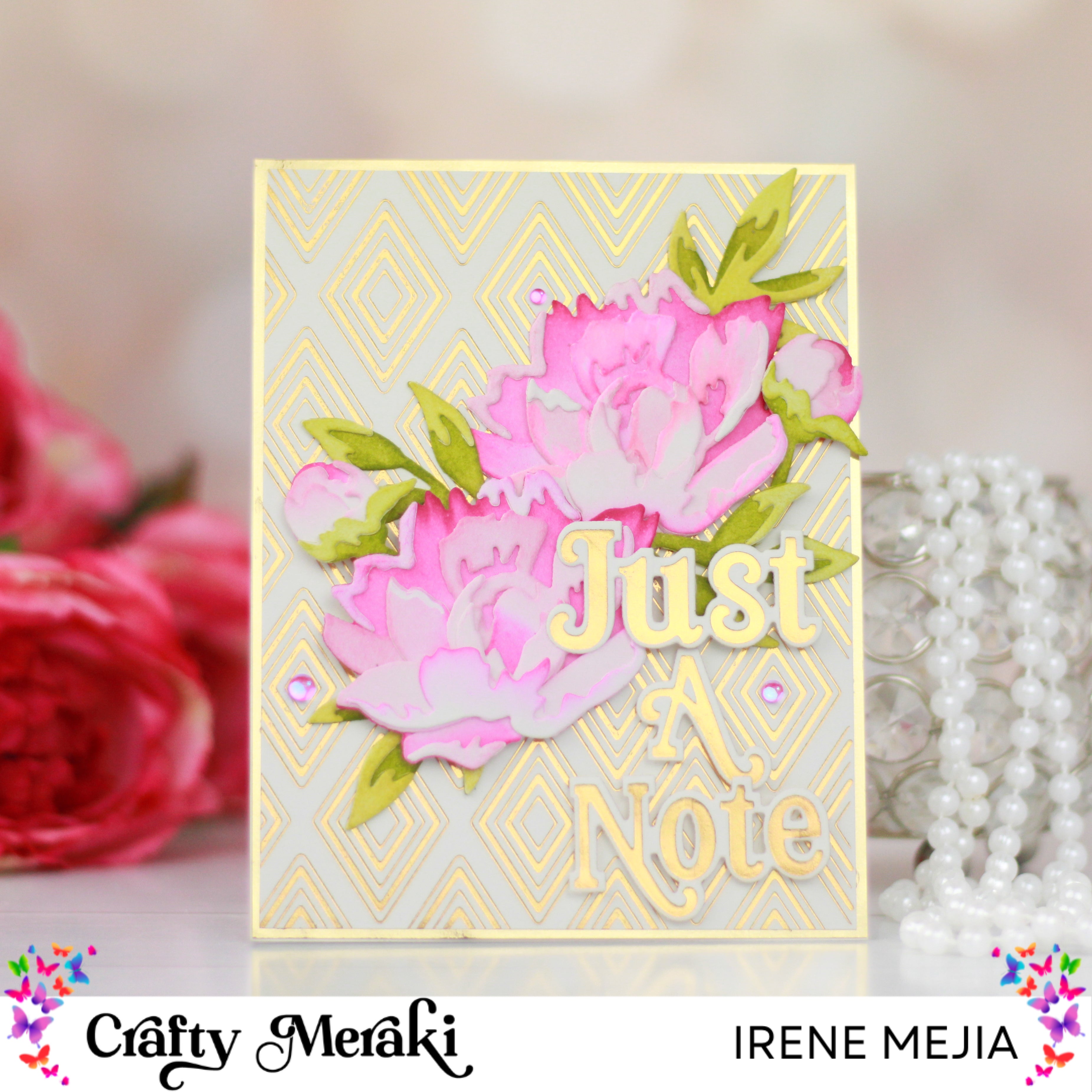 Crafty Meraki Peony Artisan Flora Para-Dies