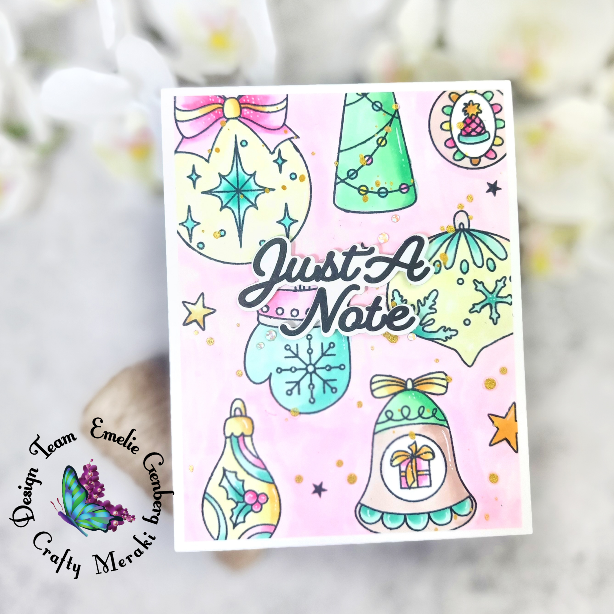 Crafty Meraki Jingle Jewels Stamp Set