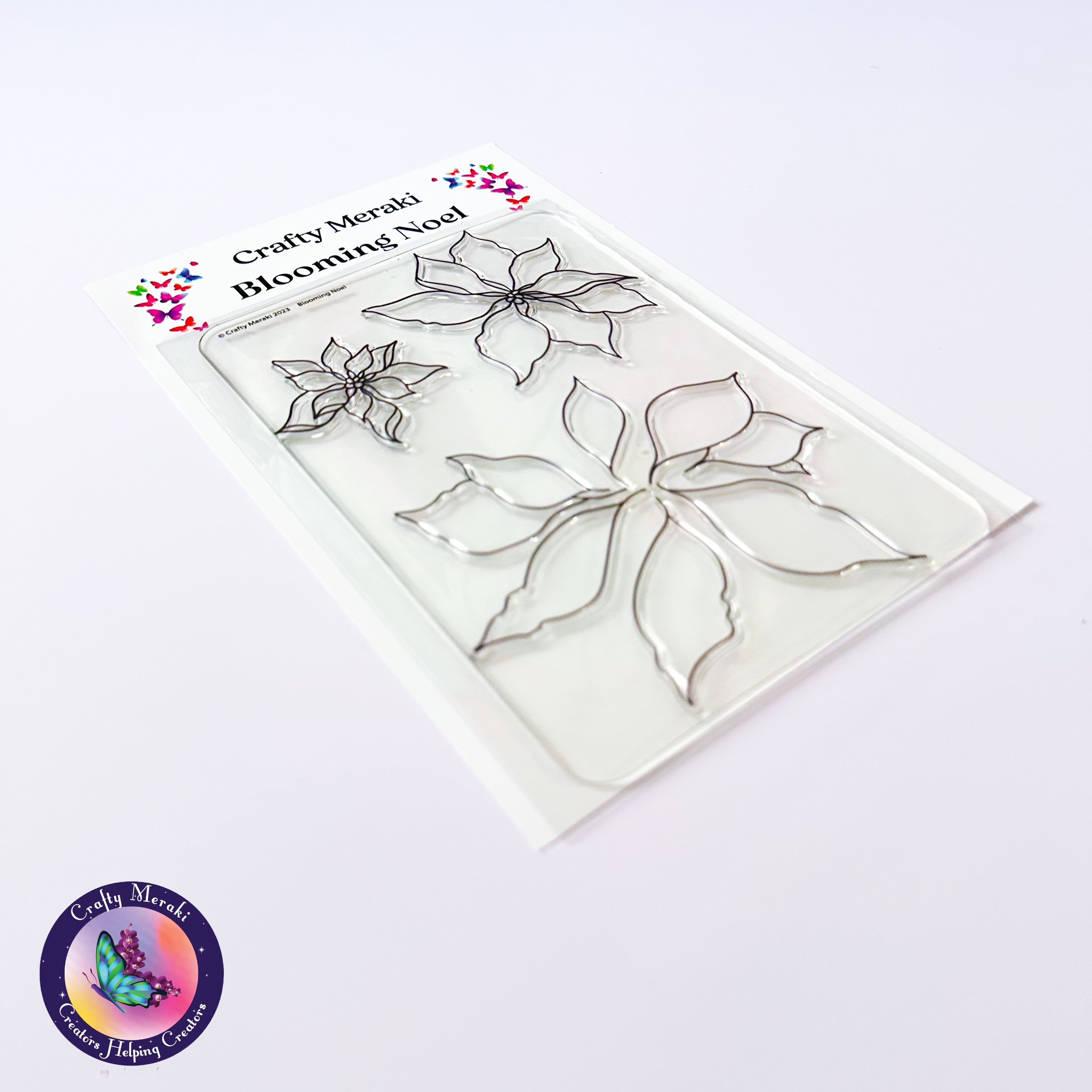 Crafty Meraki Blooming Noel Stamp Set