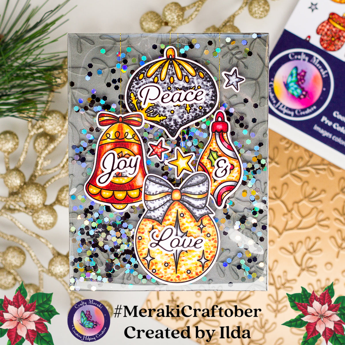 Crafty Meraki Jingle Jewels Coordinating Dies