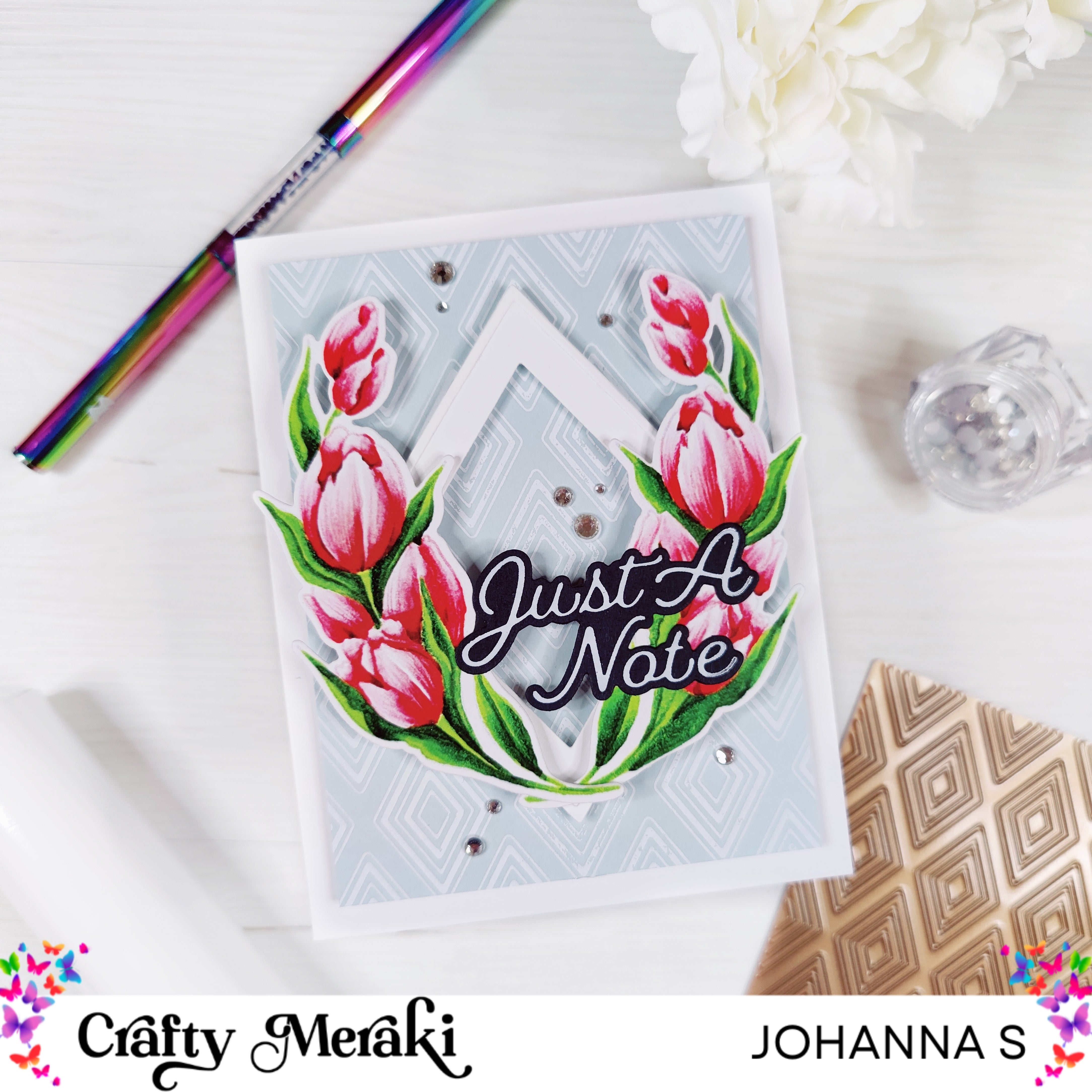 Crafty Meraki Gilded Greetings Hot Foil Plate